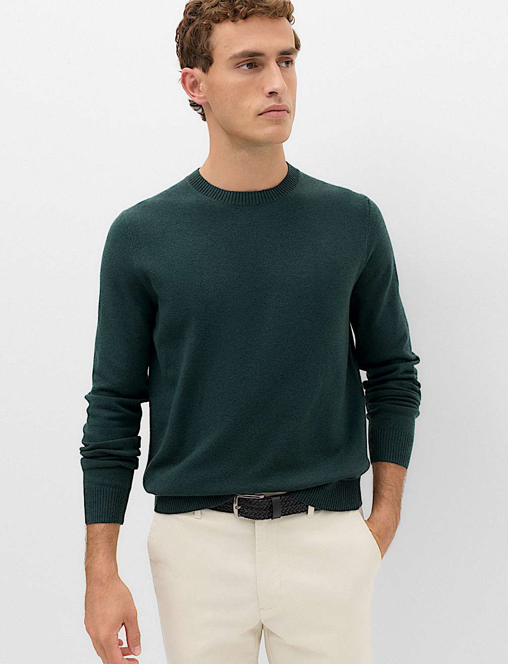 Air Yarn Crew Neck Jumper