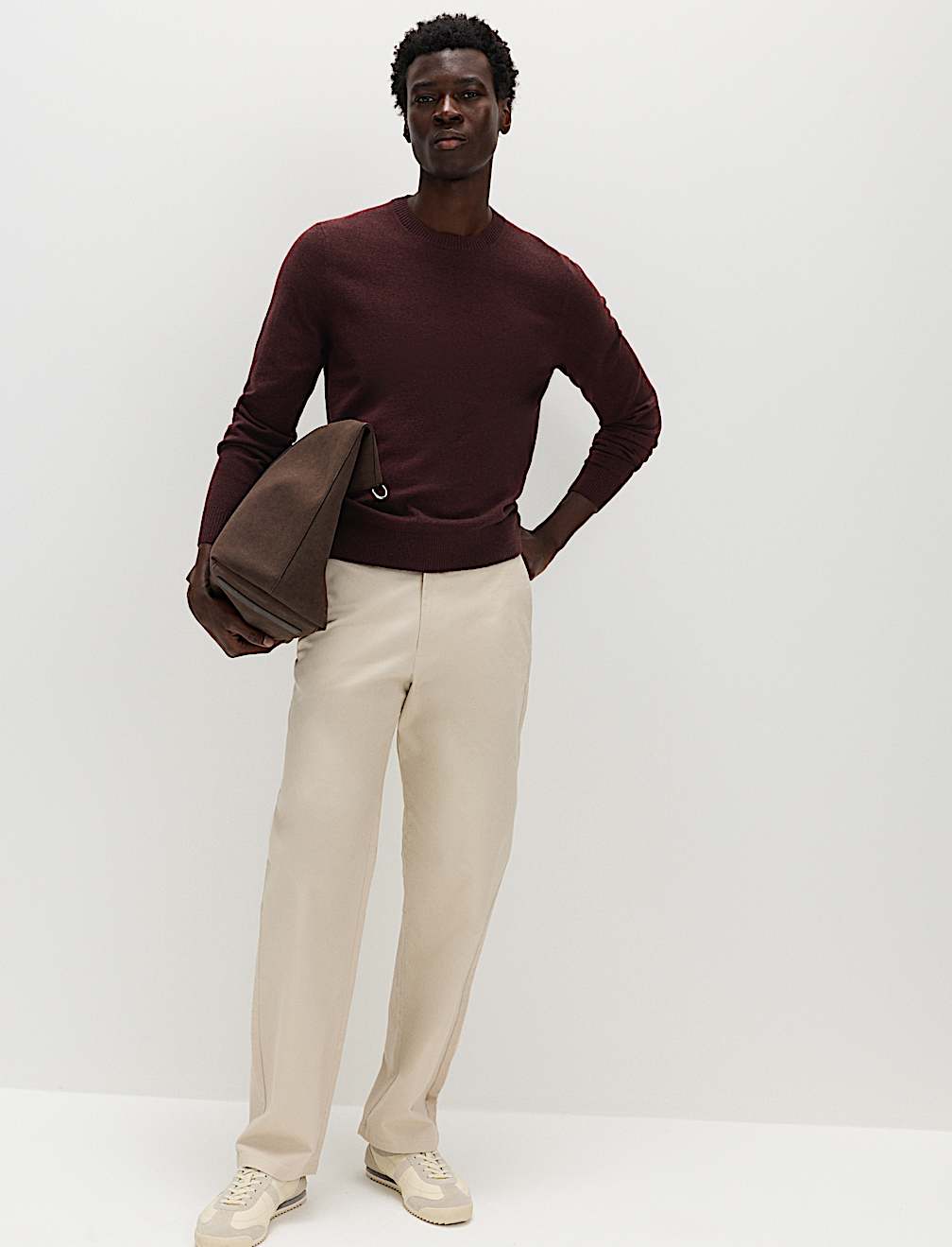 Air Yarn Crew Neck Jumper