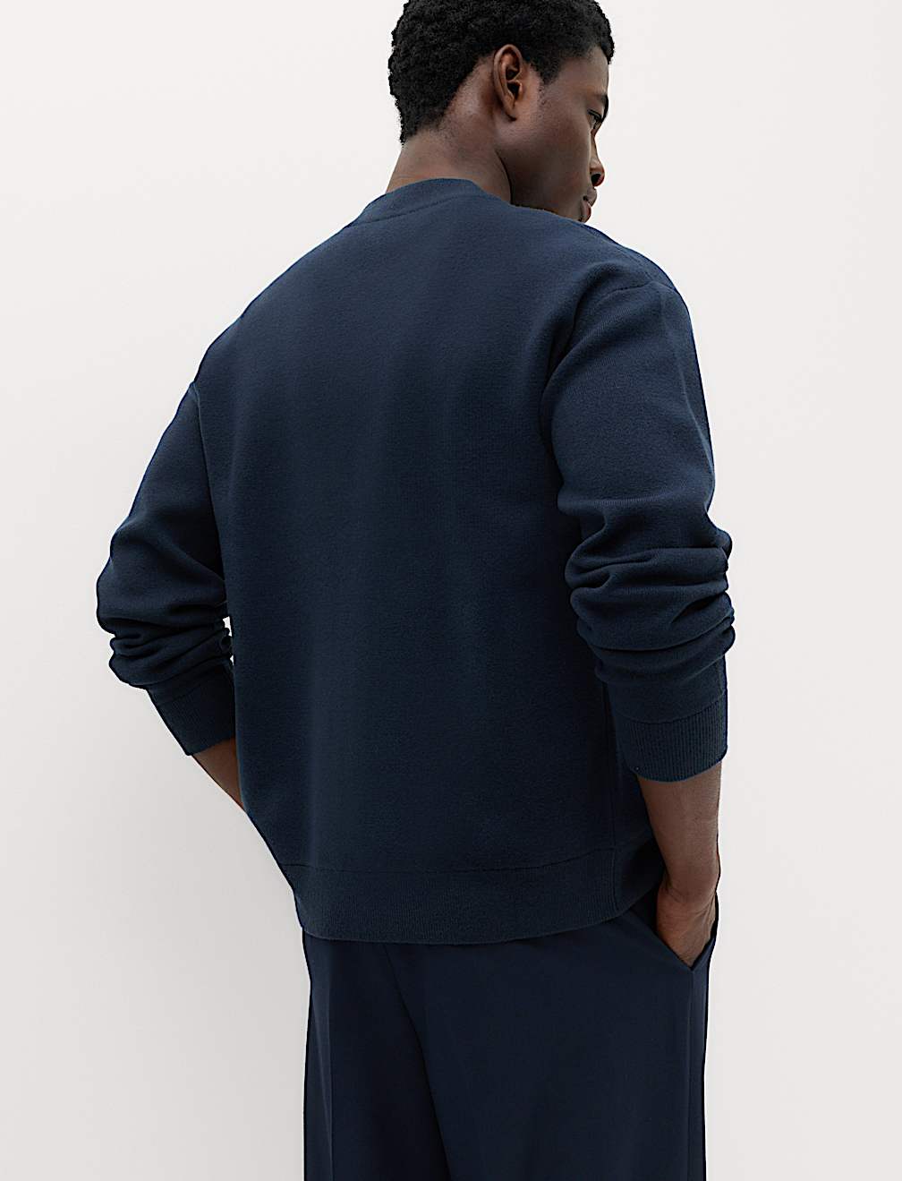 Air Yarn Knitted Bomber Jacket