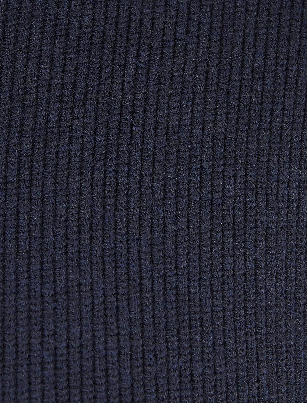 Cotton Rich Ribbed Funnel Neck Cardigan