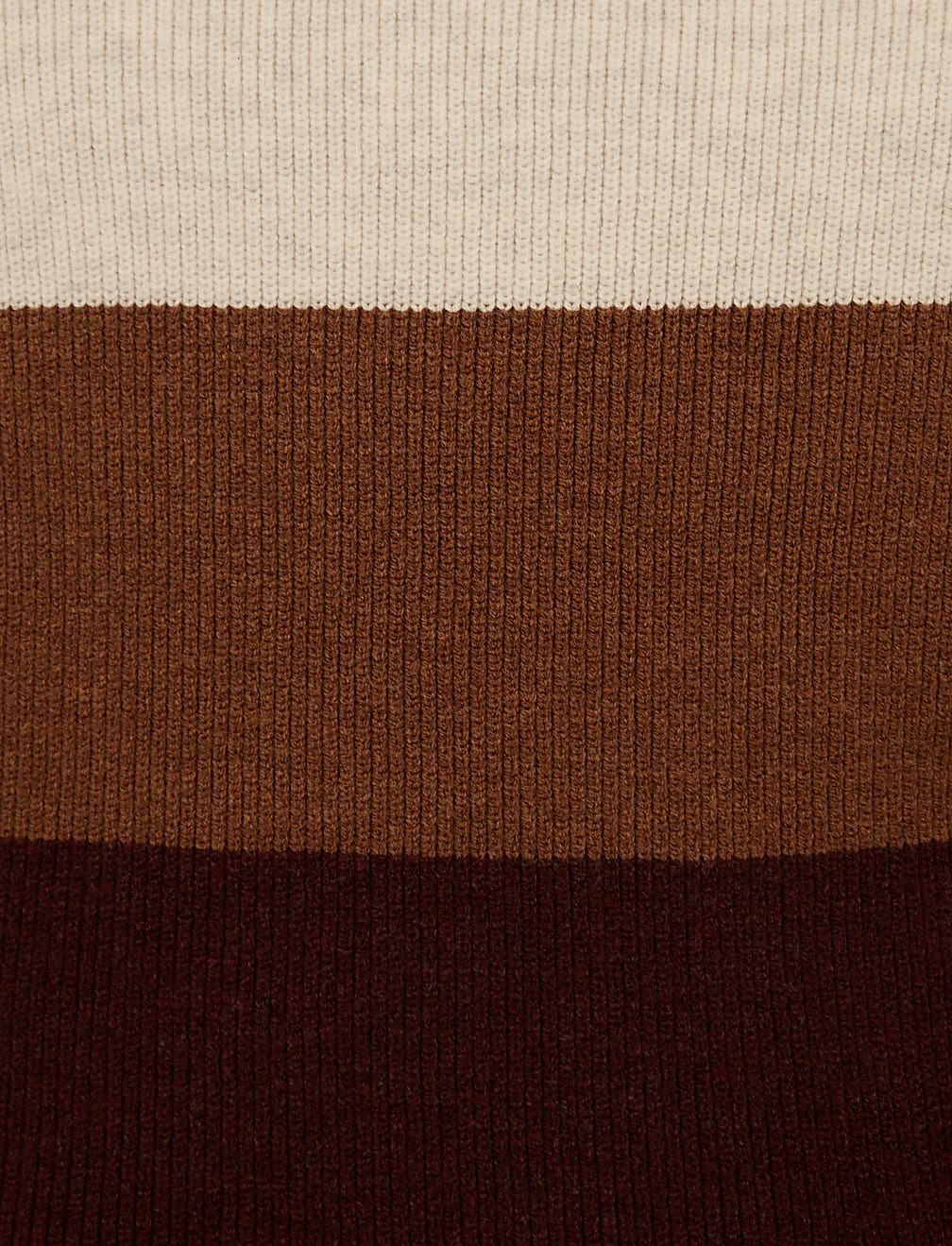 Block Striped Crew Neck Jumper