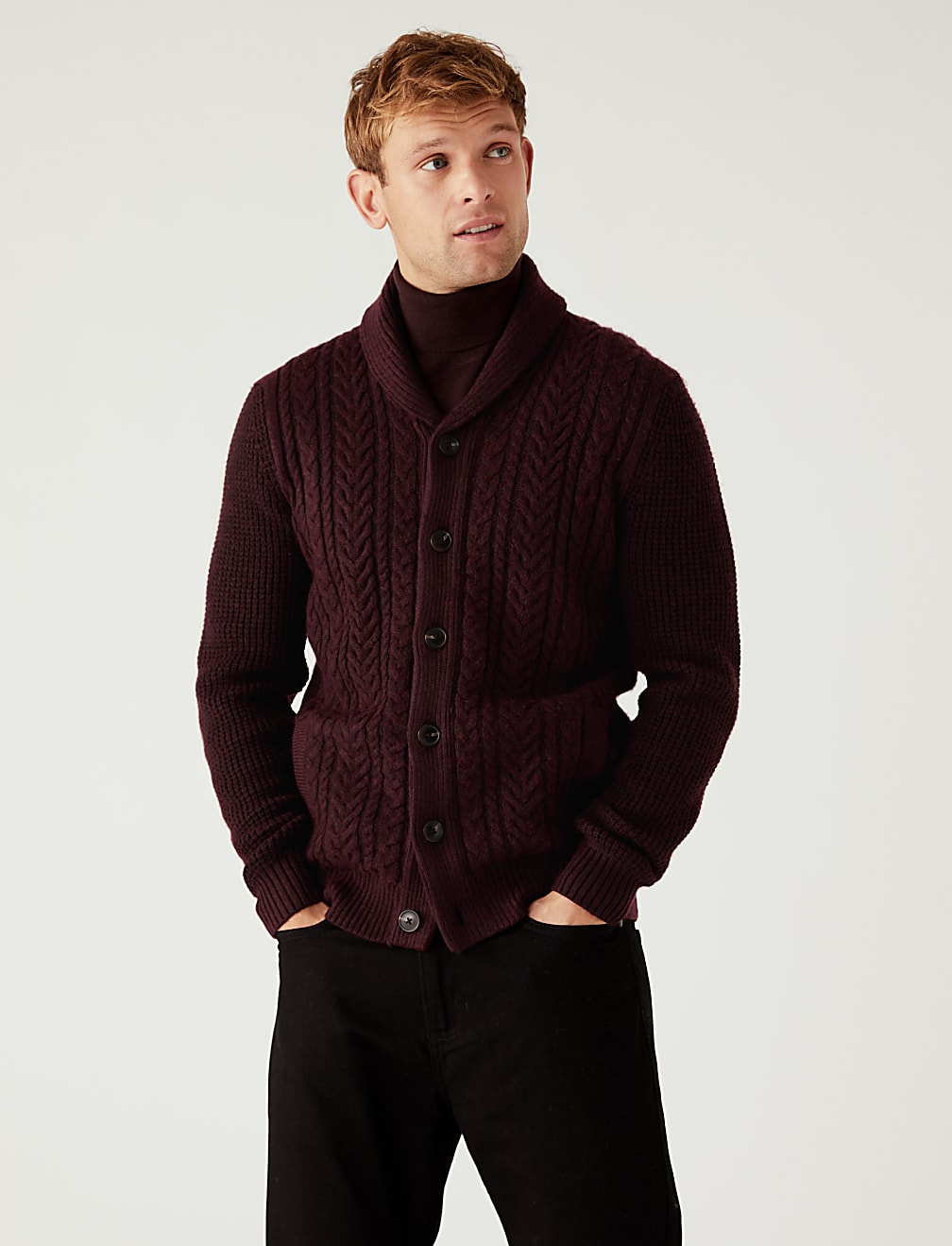 Marks and spencer mens cardigan outlet