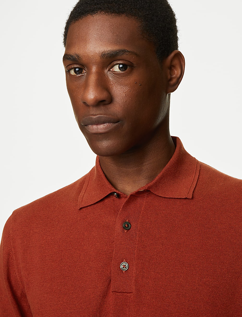Cotton Rich Knitted Polo Shirt