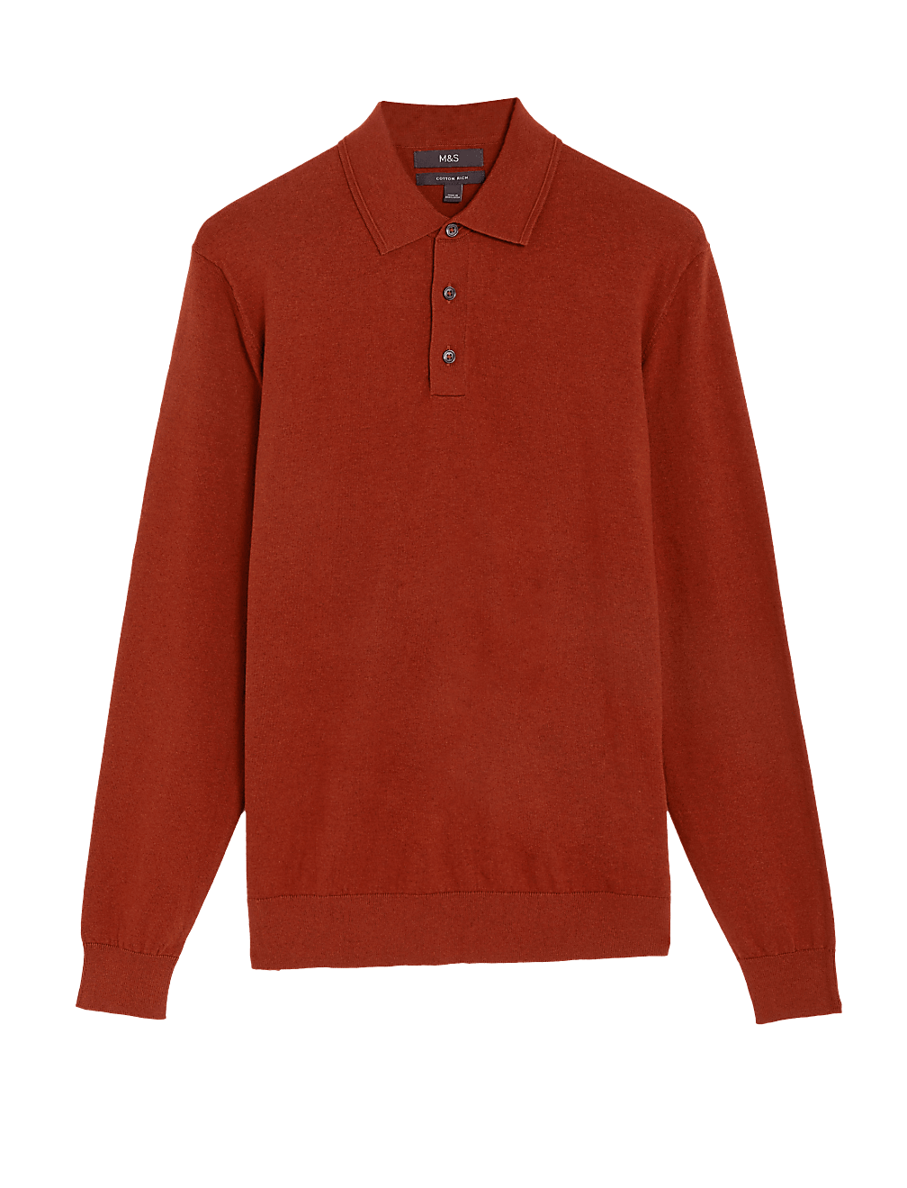 Cotton Rich Knitted Polo Shirt