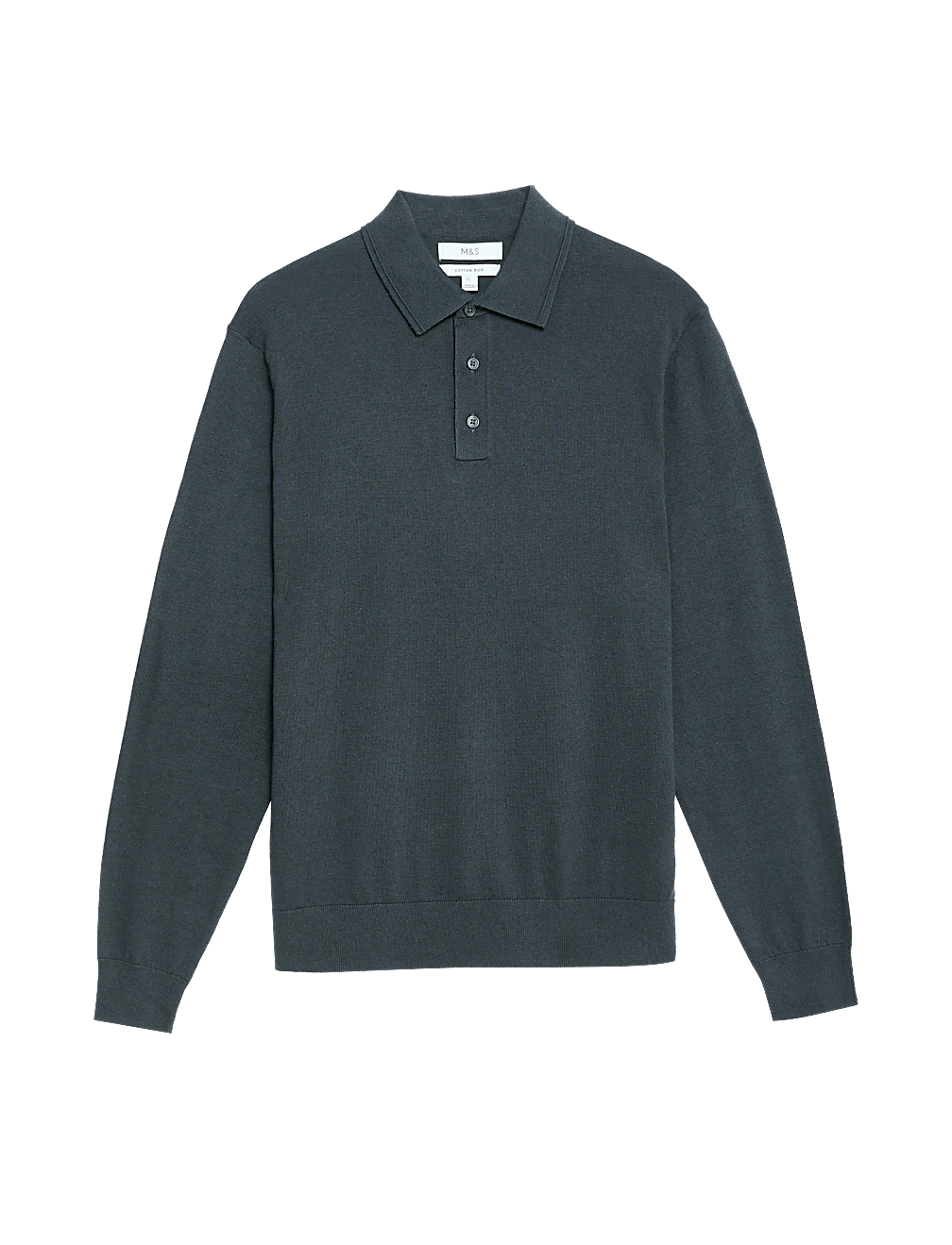 Cotton Rich Knitted Polo Shirt