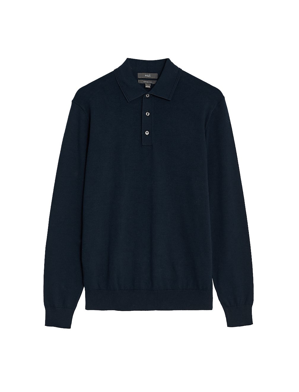 Cotton Rich Knitted Polo Shirt
