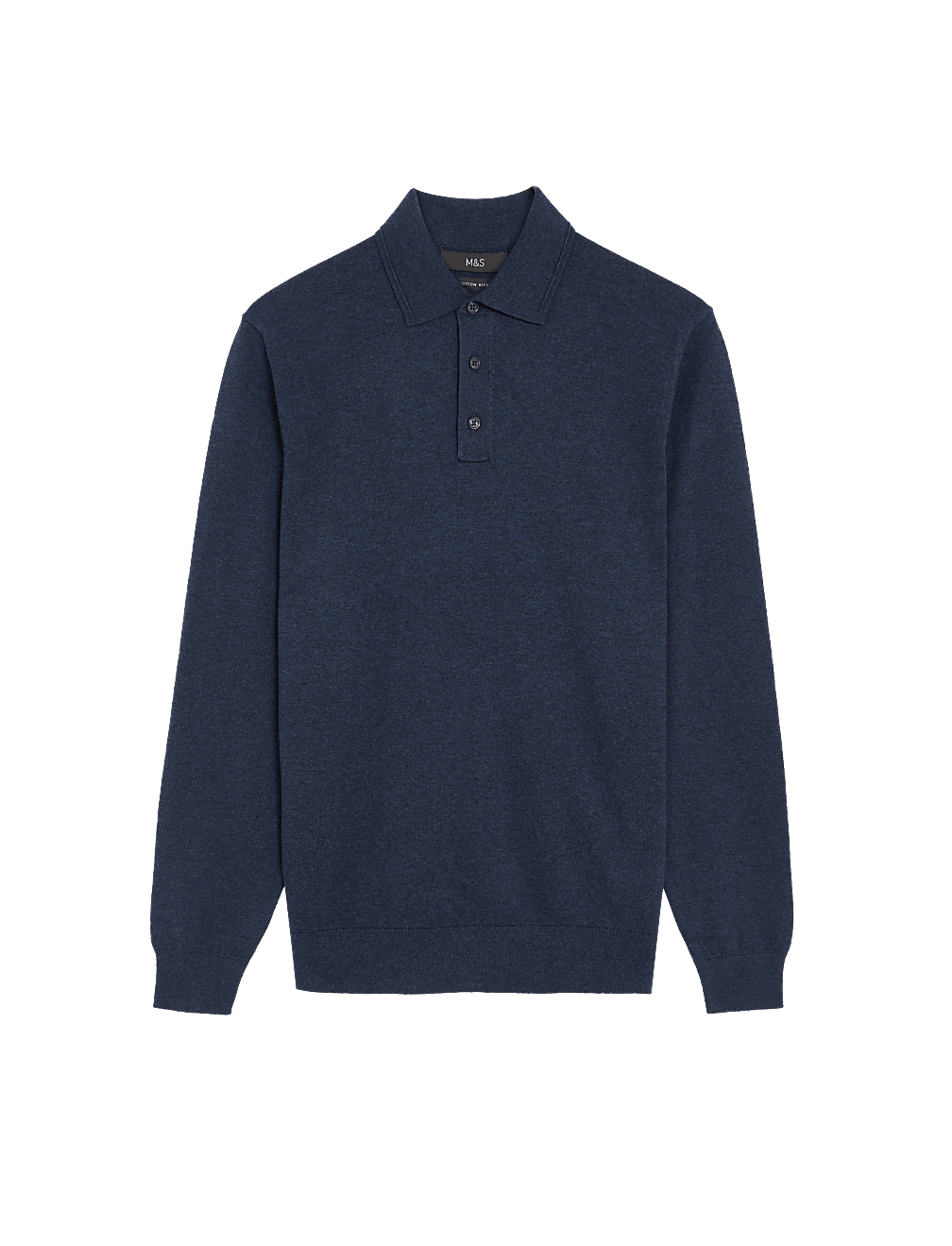 Cotton Rich Knitted Polo Shirt