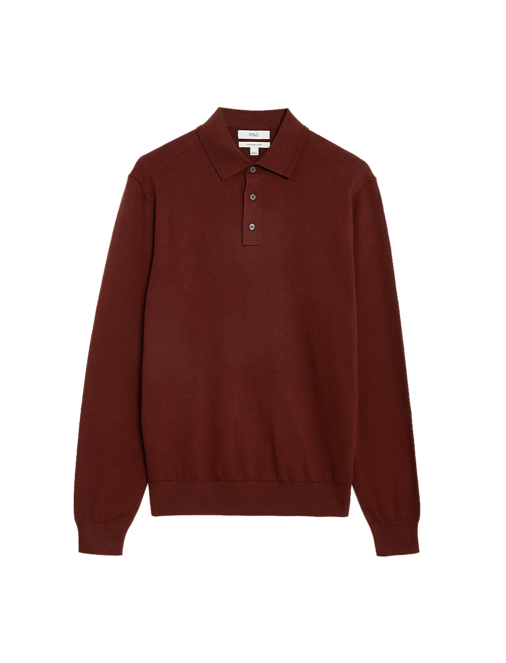 Cotton Rich Knitted Polo Shirt