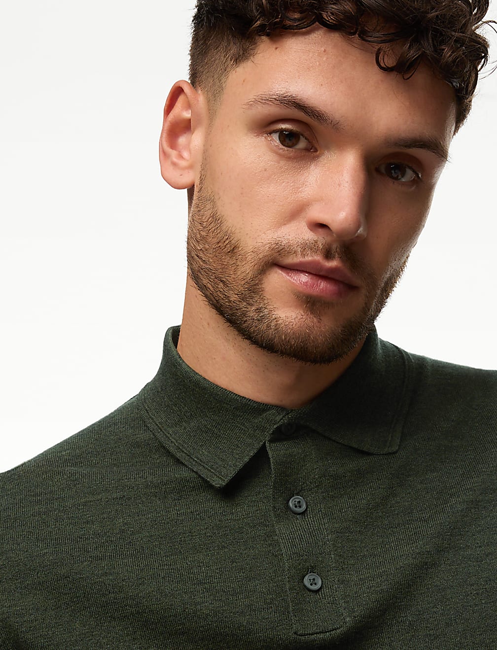 Cotton Rich Knitted Polo Shirt