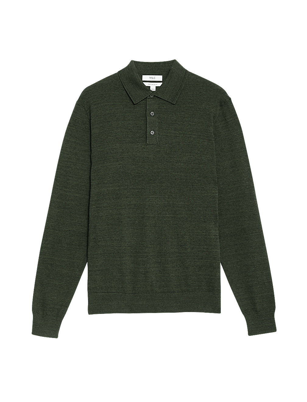 Cotton Rich Knitted Polo Shirt