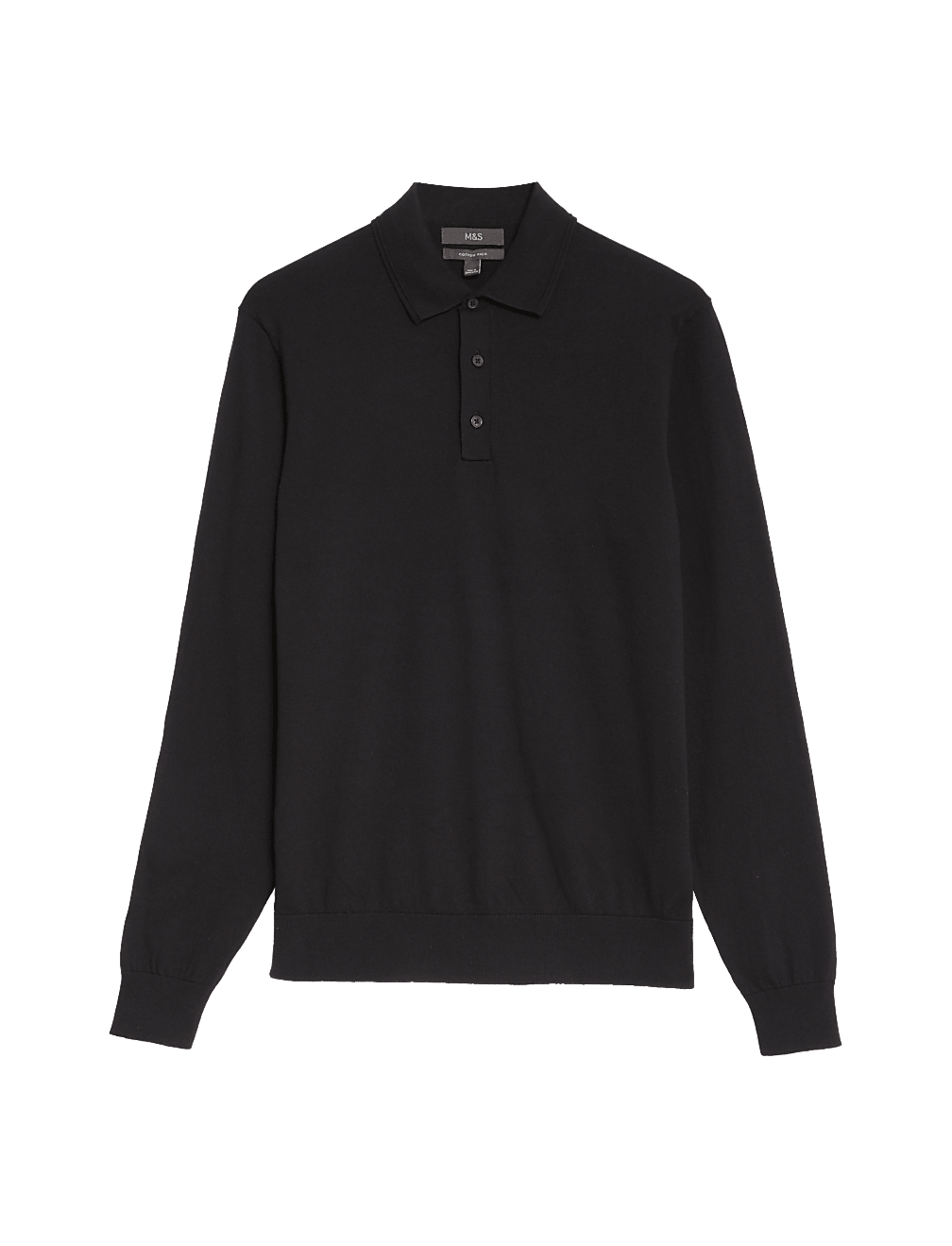 Cotton Rich Knitted Polo Shirt