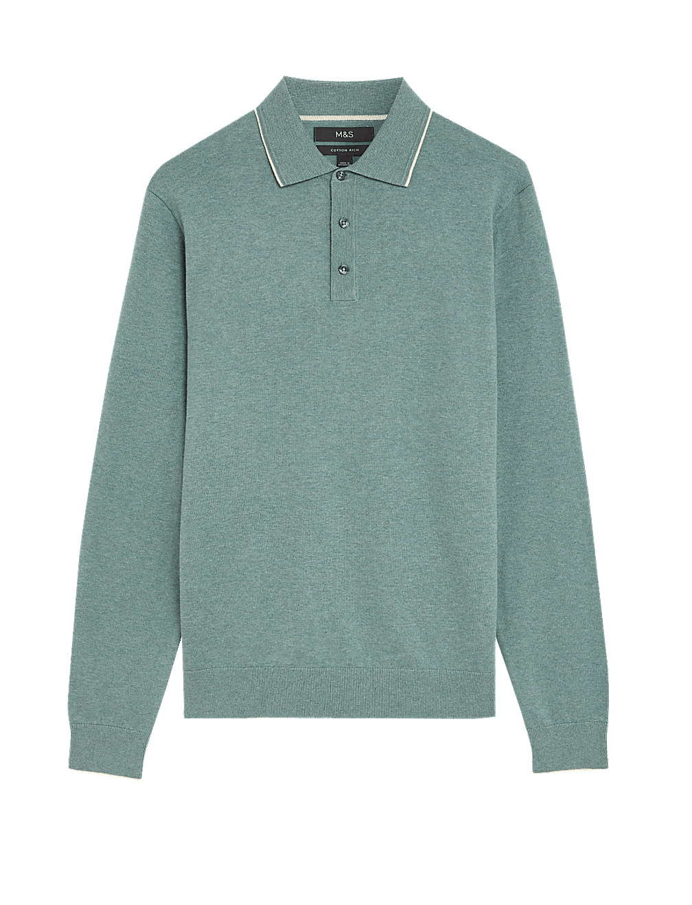 Cotton Rich Knitted Polo Shirt