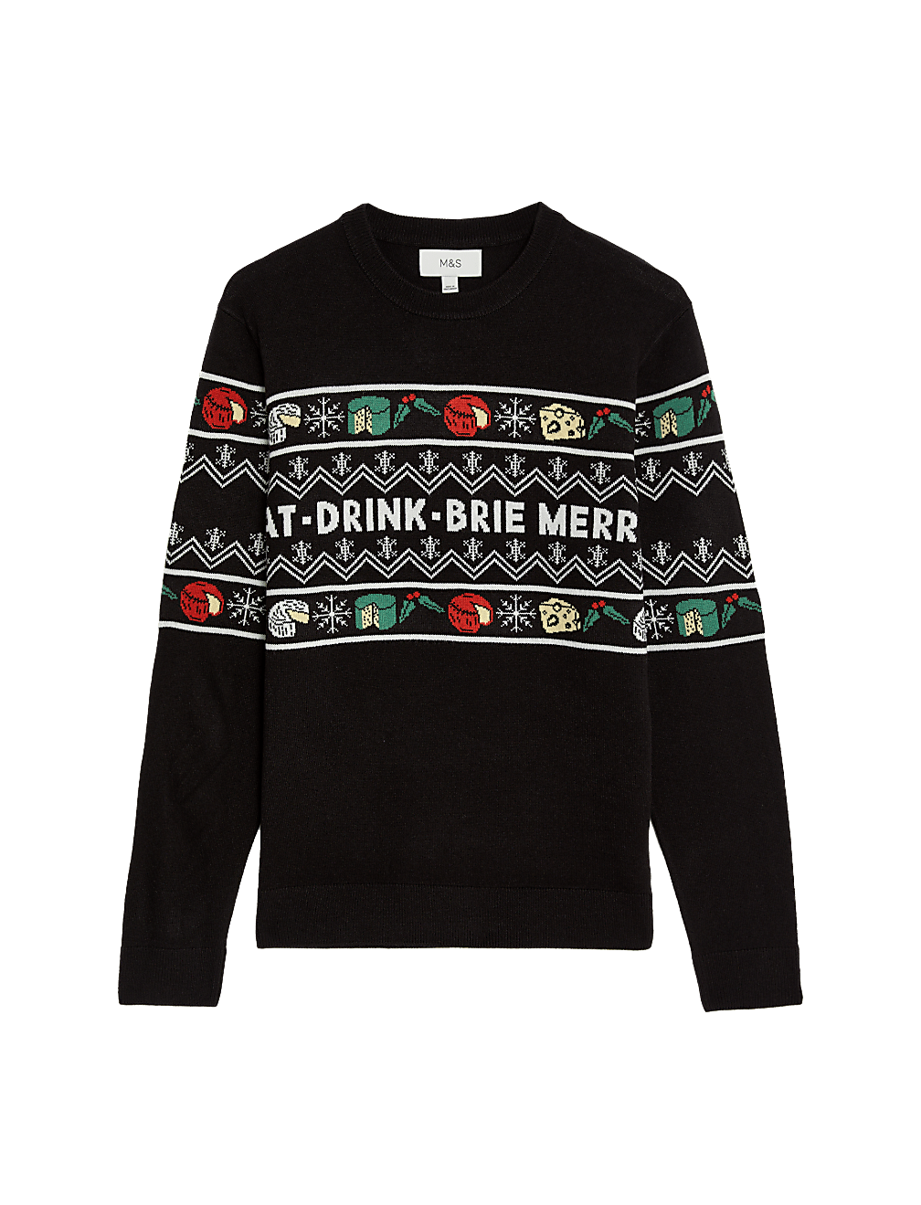 Fair Isle Cheese Christmas Jumper