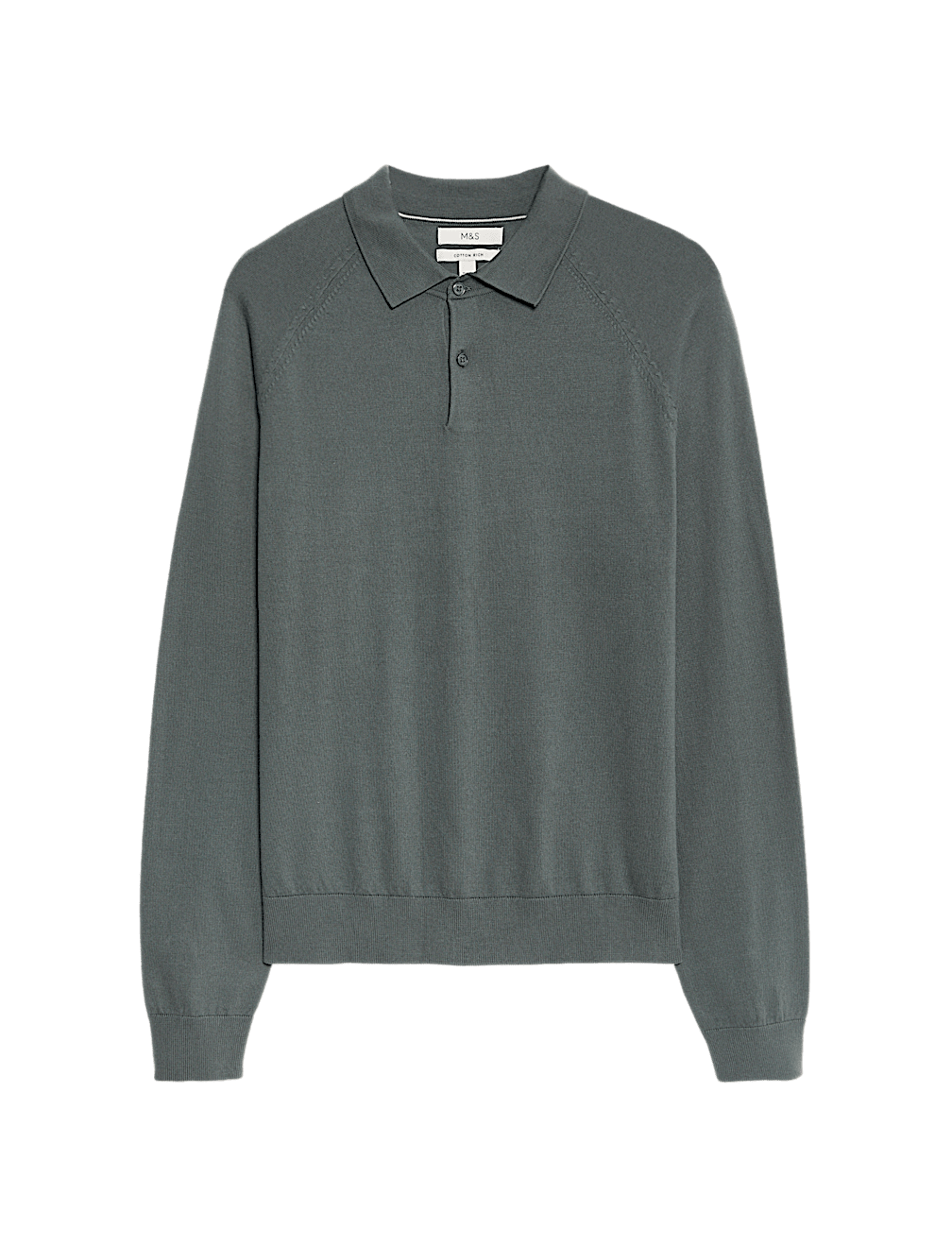 Cotton Rich Knitted Polo Shirt