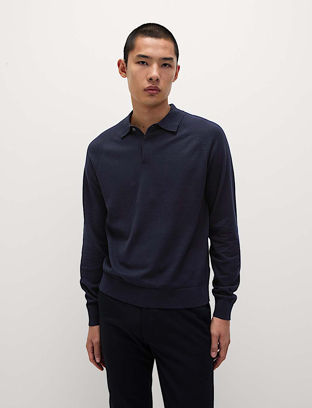 Cotton Rich Knitted Polo Shirt