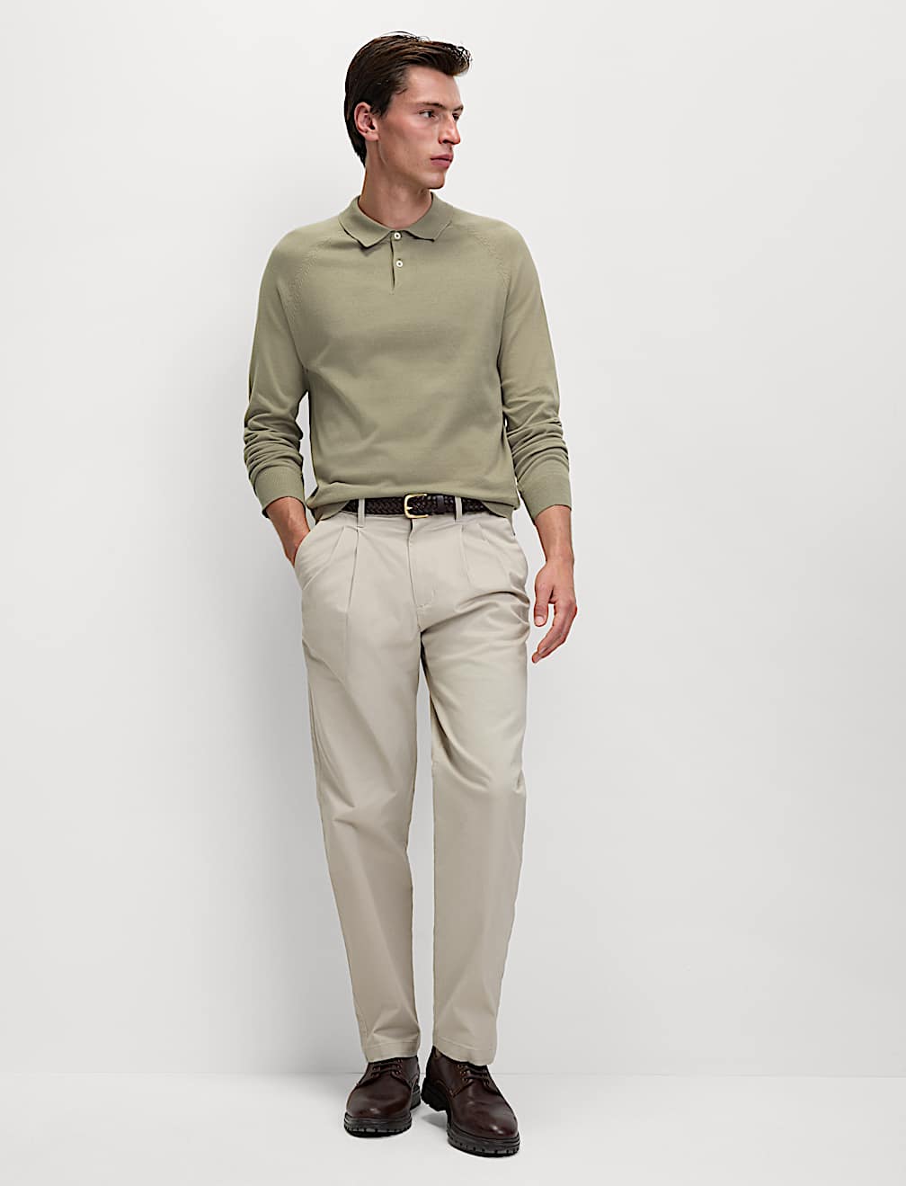 Cotton Rich Knitted Polo Shirt