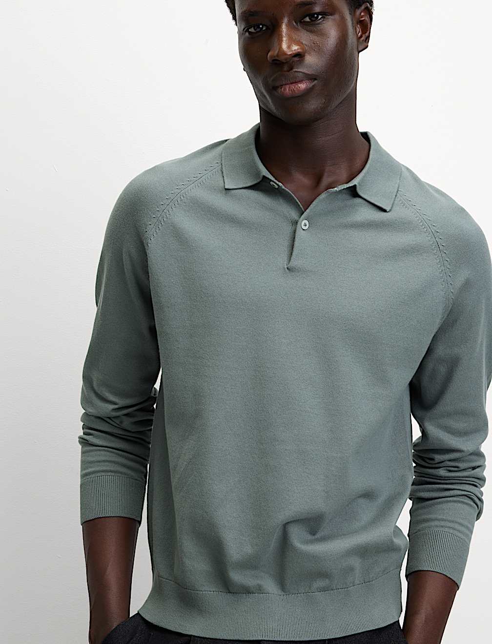 Cotton Rich Knitted Polo Shirt