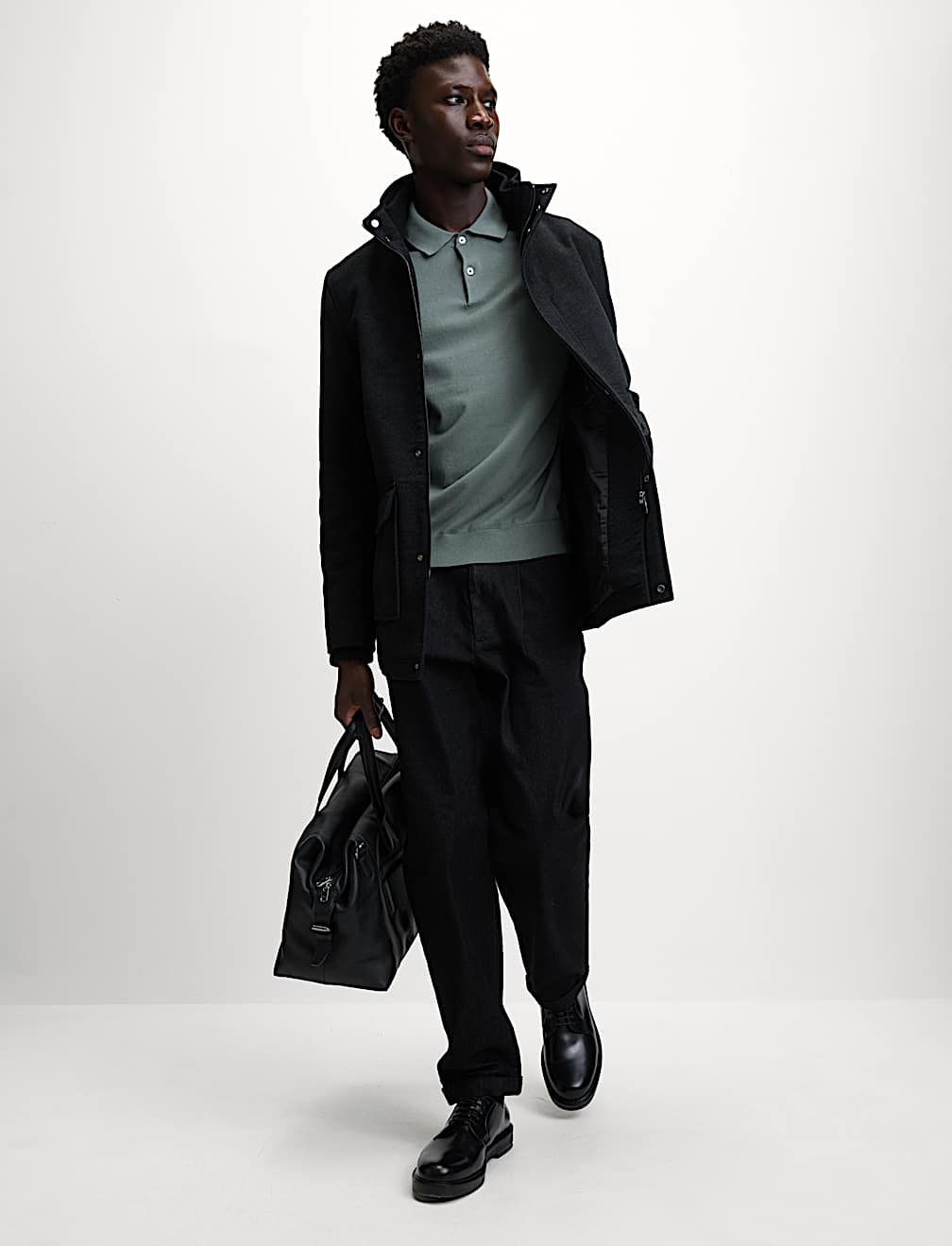 Cotton Rich Knitted Polo Shirt