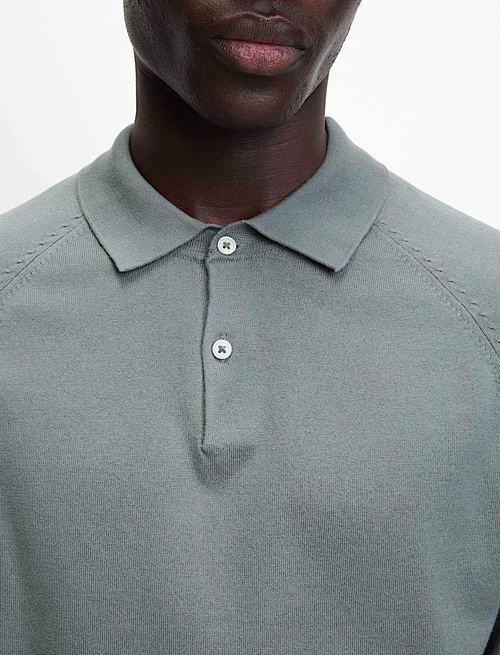 Cotton Rich Knitted Polo Shirt