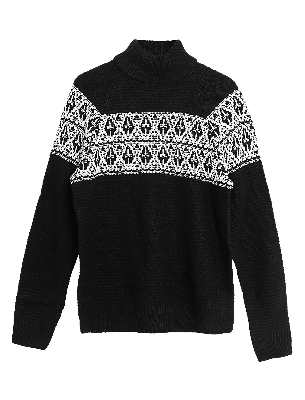 Fairisle Roll Neck Jumper
