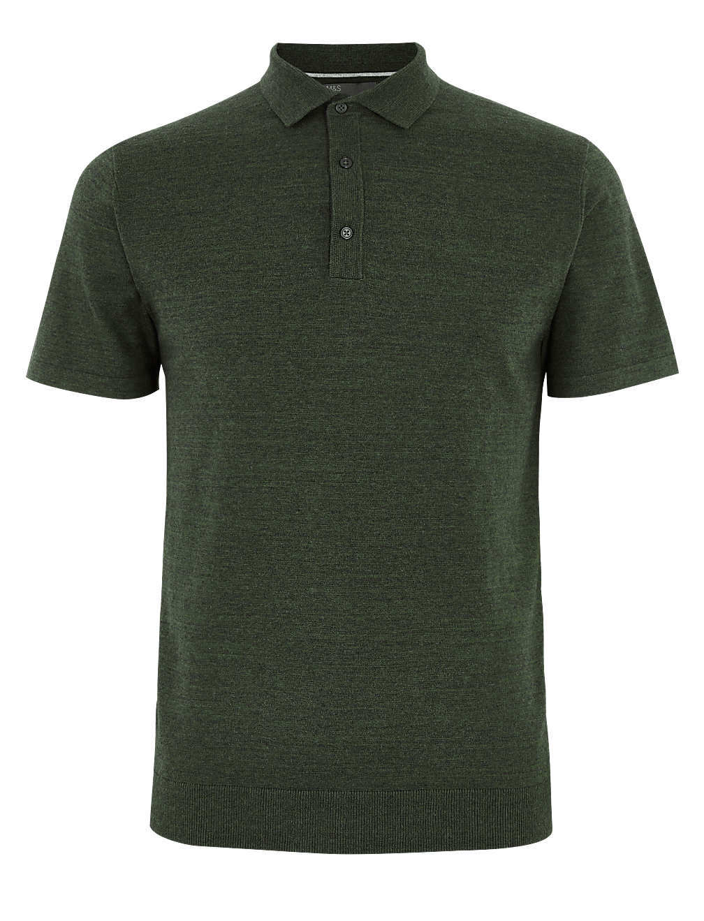 Cotton Rich Short Sleeve Knitted Polo