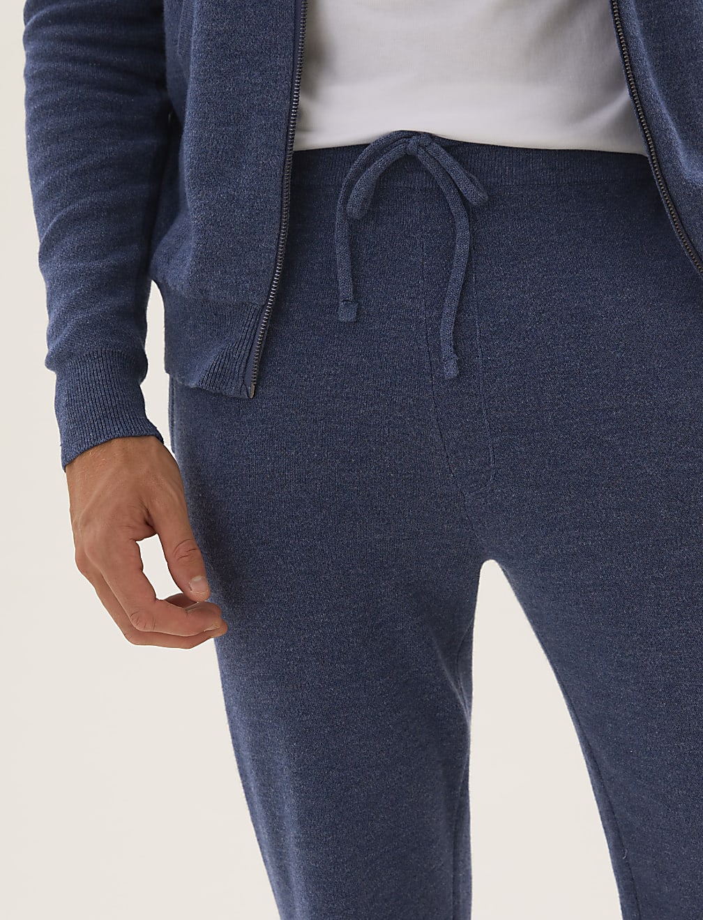 Pure Cotton Knitted Joggers