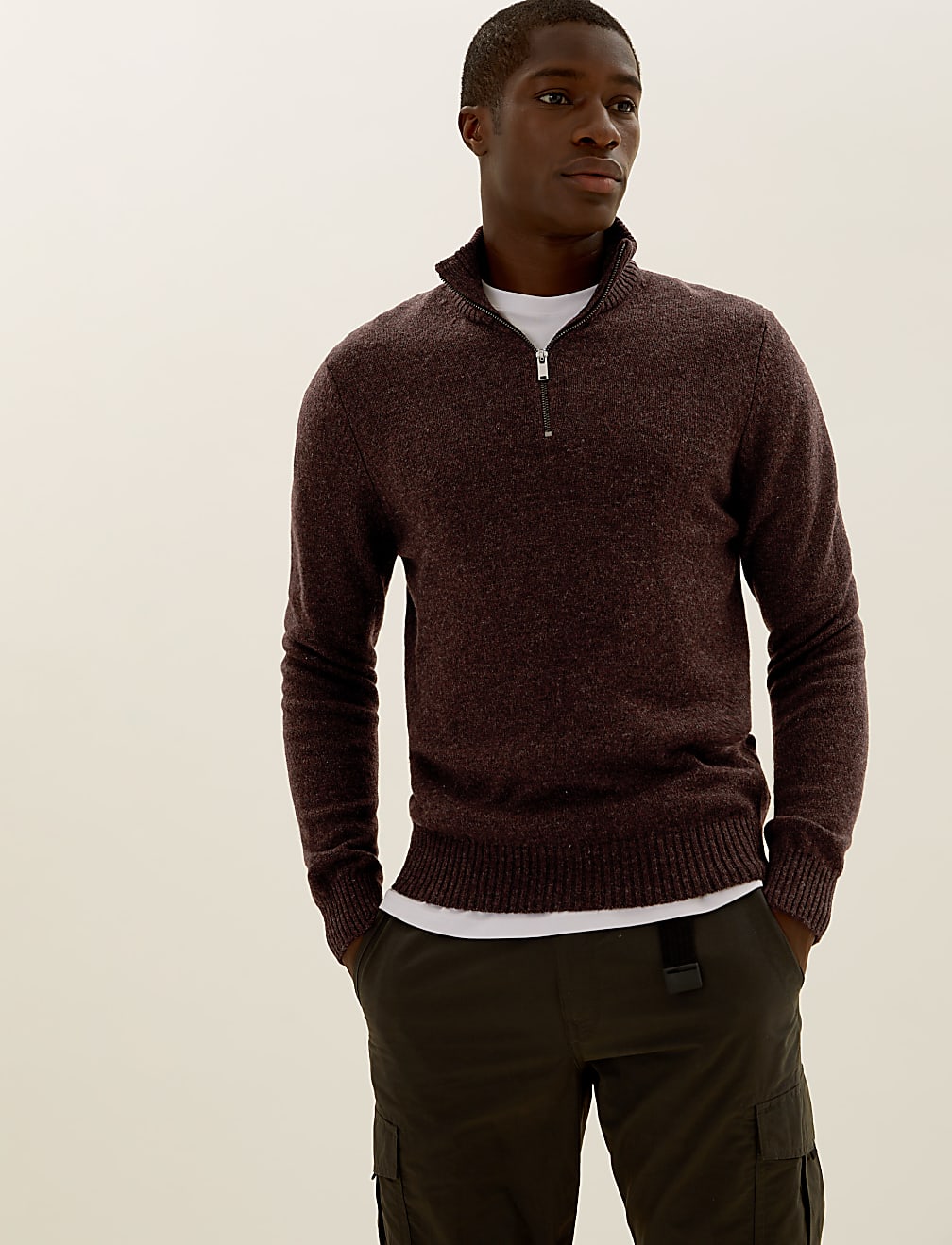 Lambswool Half-Zip