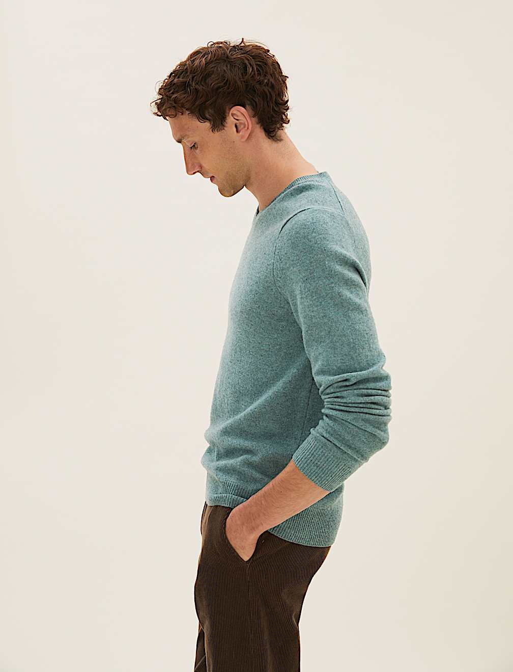 Pure Extra Fine Lambswool V-Neck Jumper