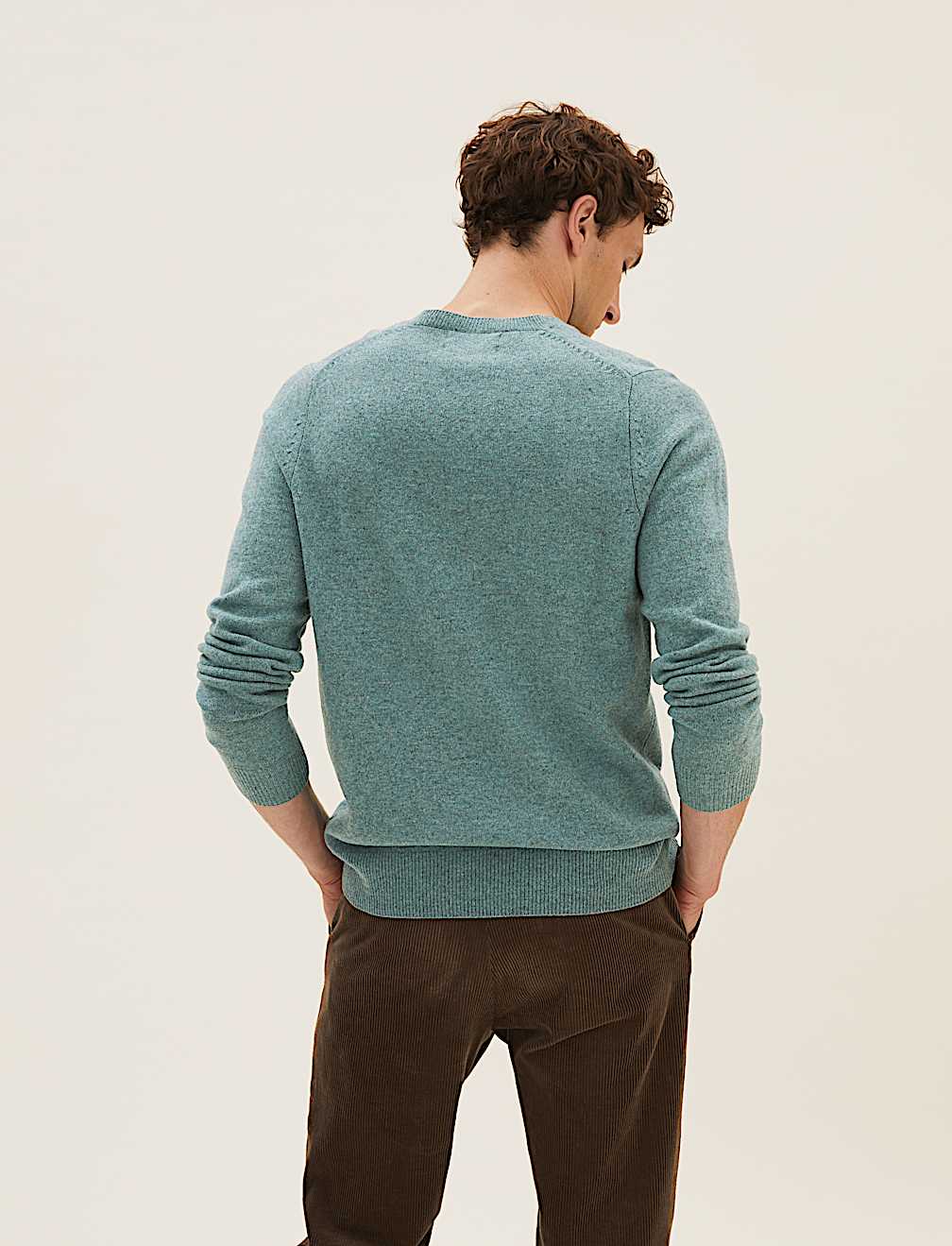 Pure Extra Fine Lambswool V-Neck Jumper