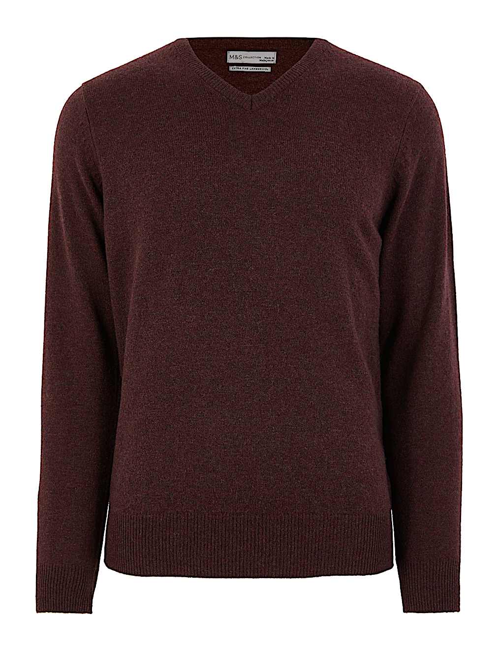 Pure Extra Fine Lambswool V-Neck Jumper