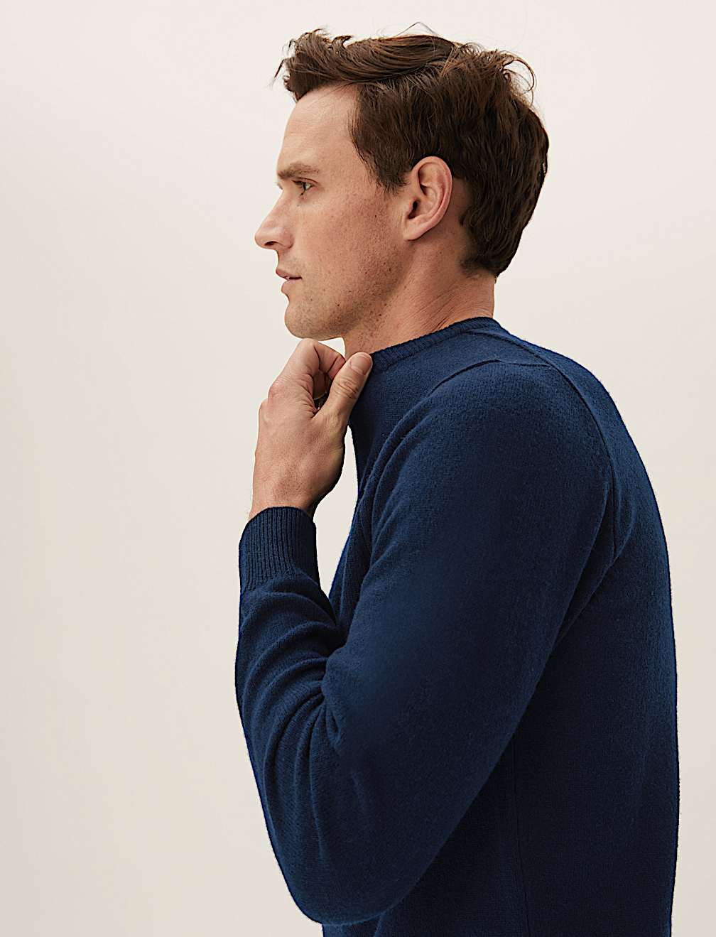 Pure Extra Fine Lambswool Crew Neck Jumper