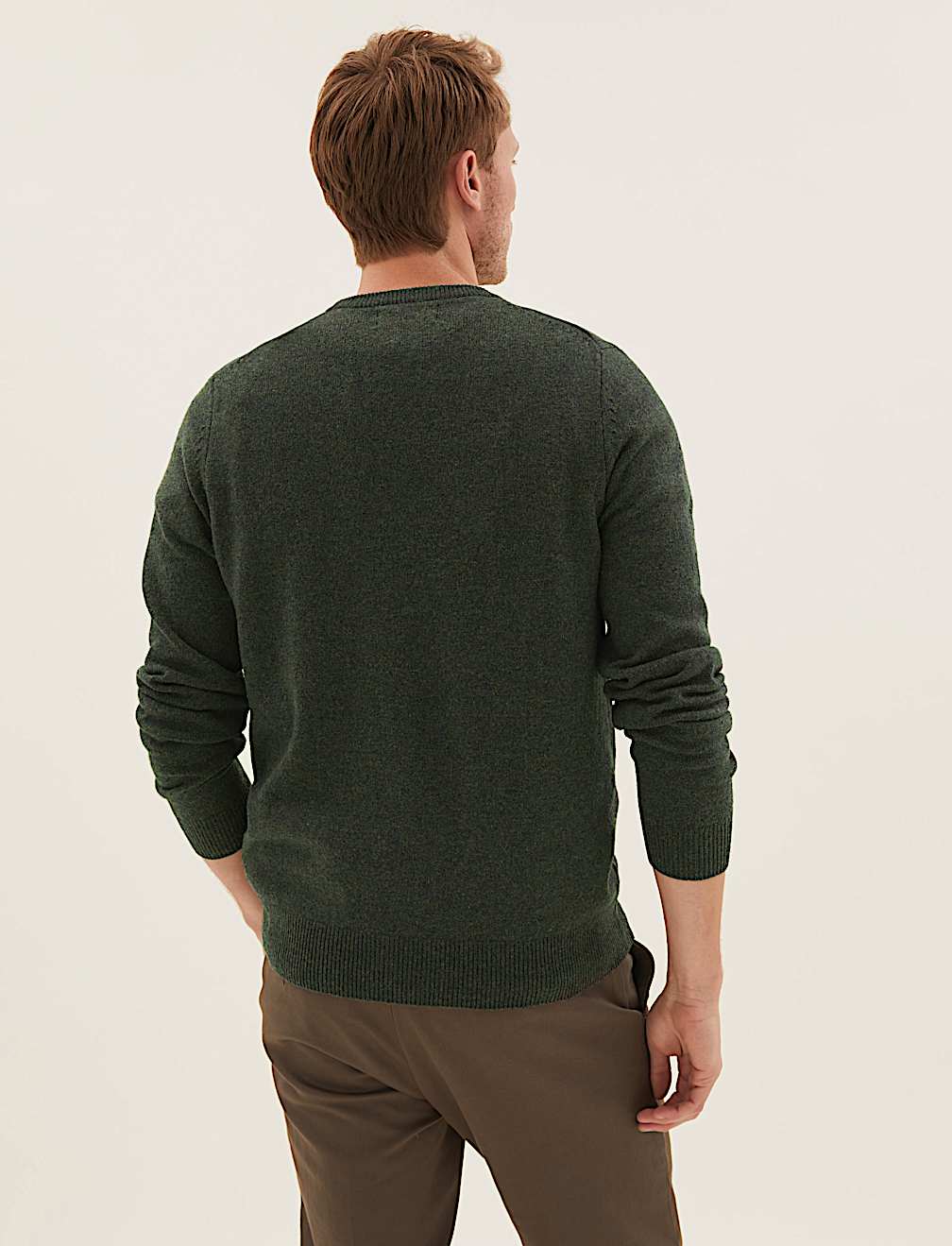 Pure Extra Fine Lambswool Crew Neck Jumper