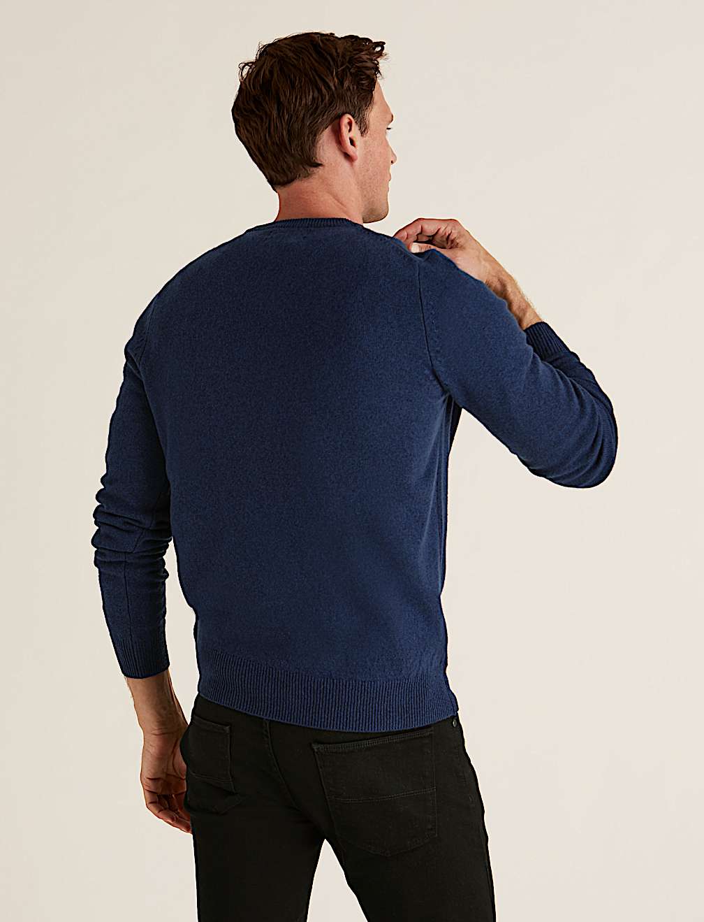 Pure Extra Fine Lambswool Crew Neck Jumper