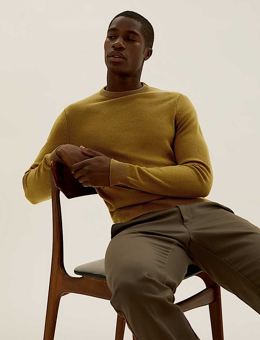 Pure Extra Fine Lambswool Crew Neck Jumper