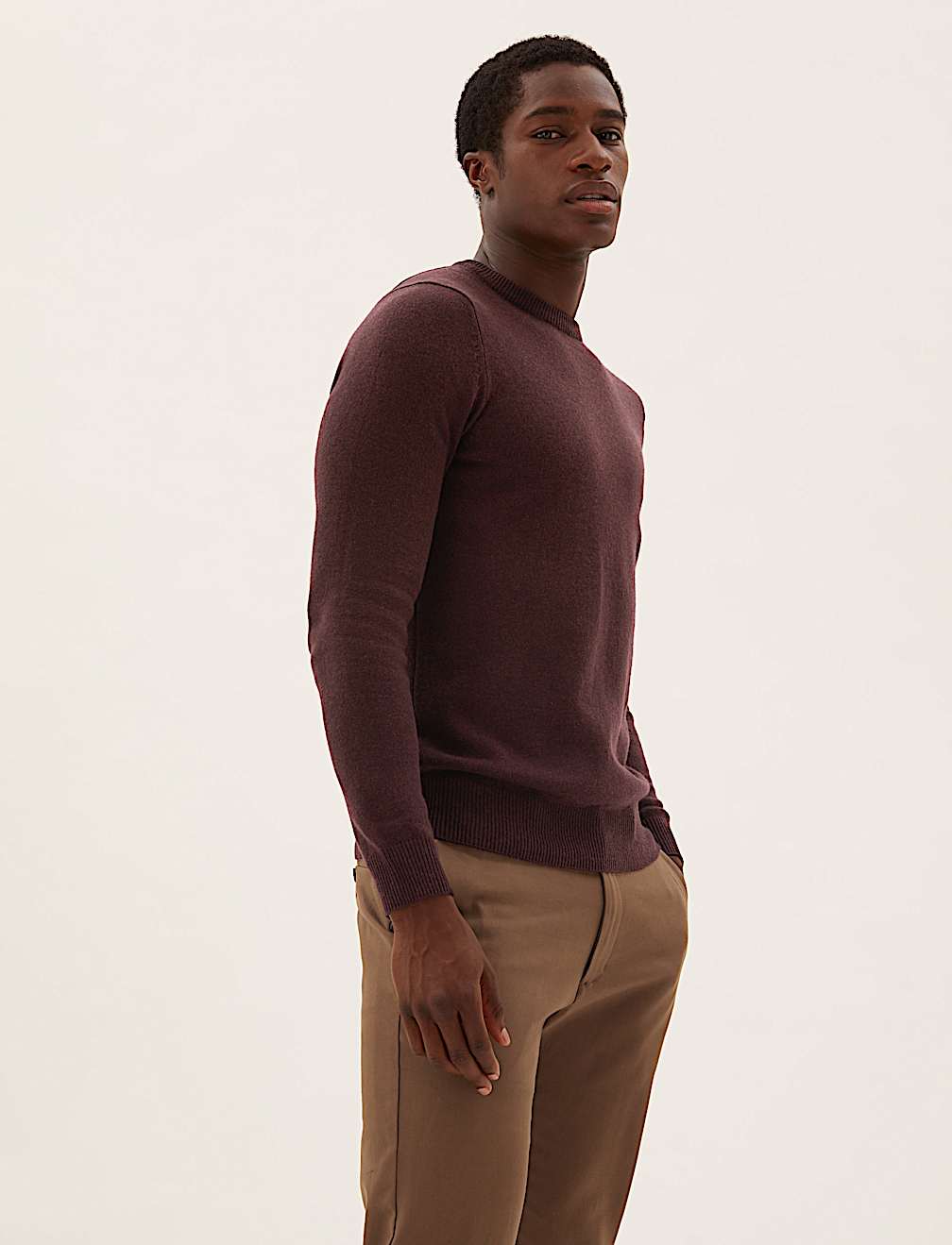 Pure Extra Fine Lambswool Crew Neck Jumper