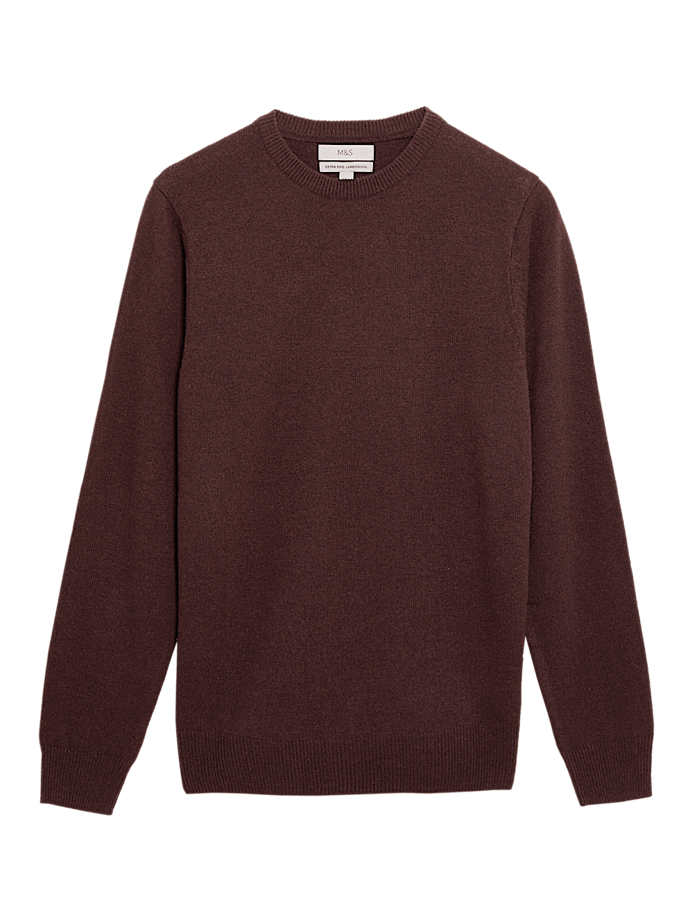 Pure Extra Fine Lambswool Crew Neck Jumper