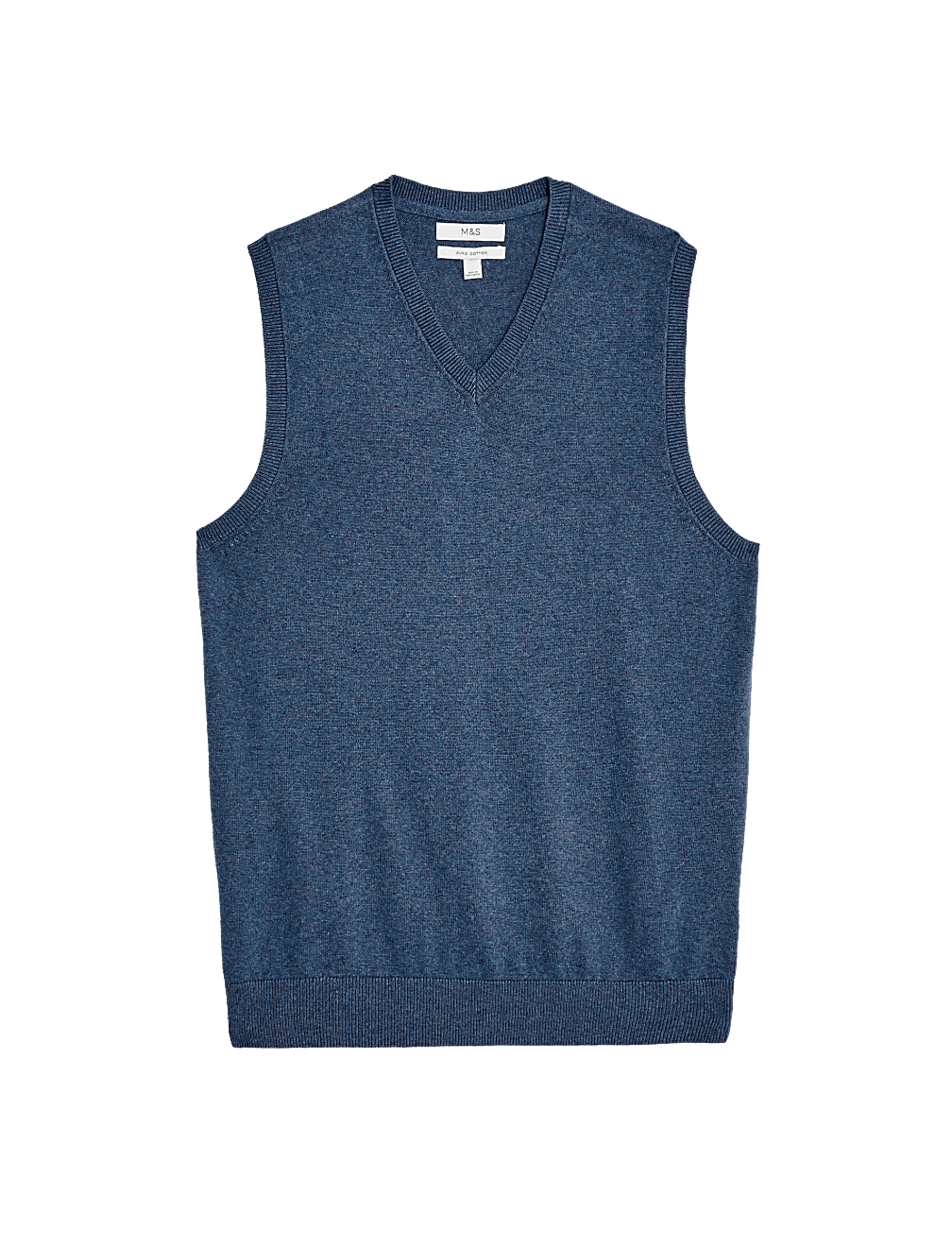 Pure Cotton Sleeveless Jumper