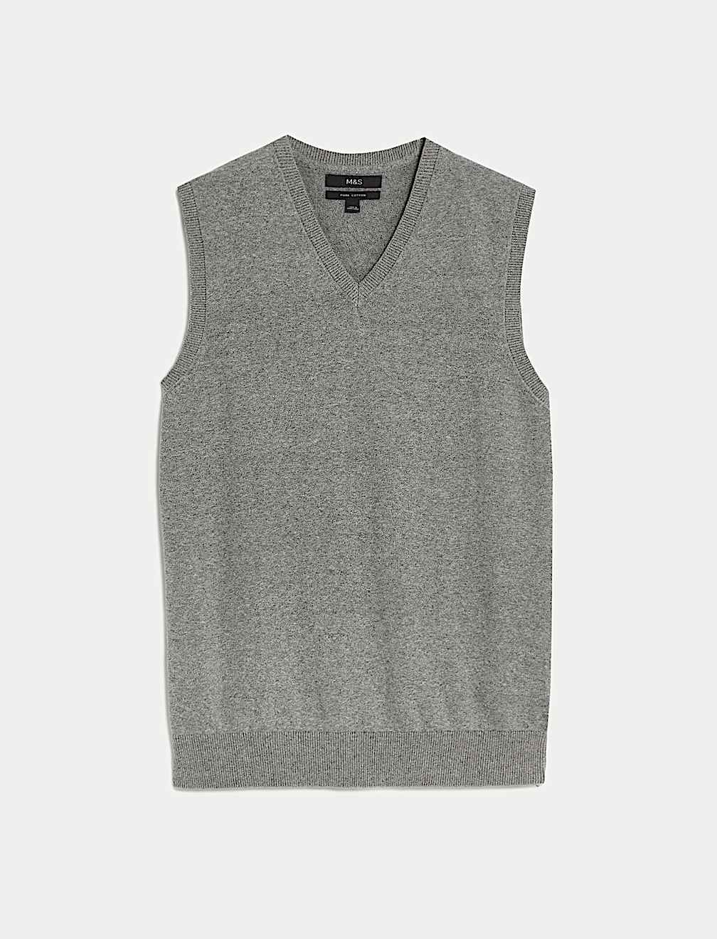 Pure Cotton Sleeveless Jumper