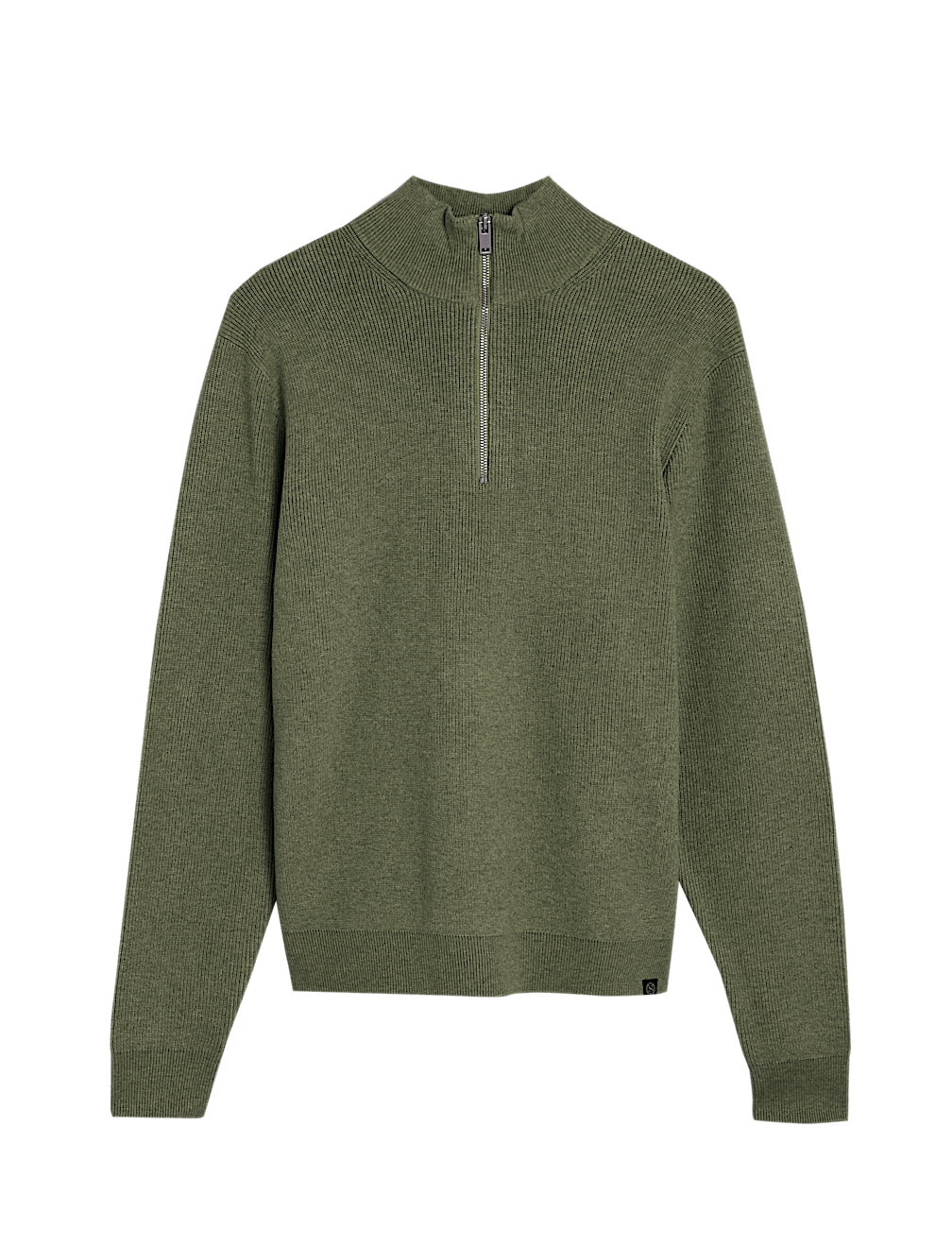 Cotton Blend Textured Jumper
