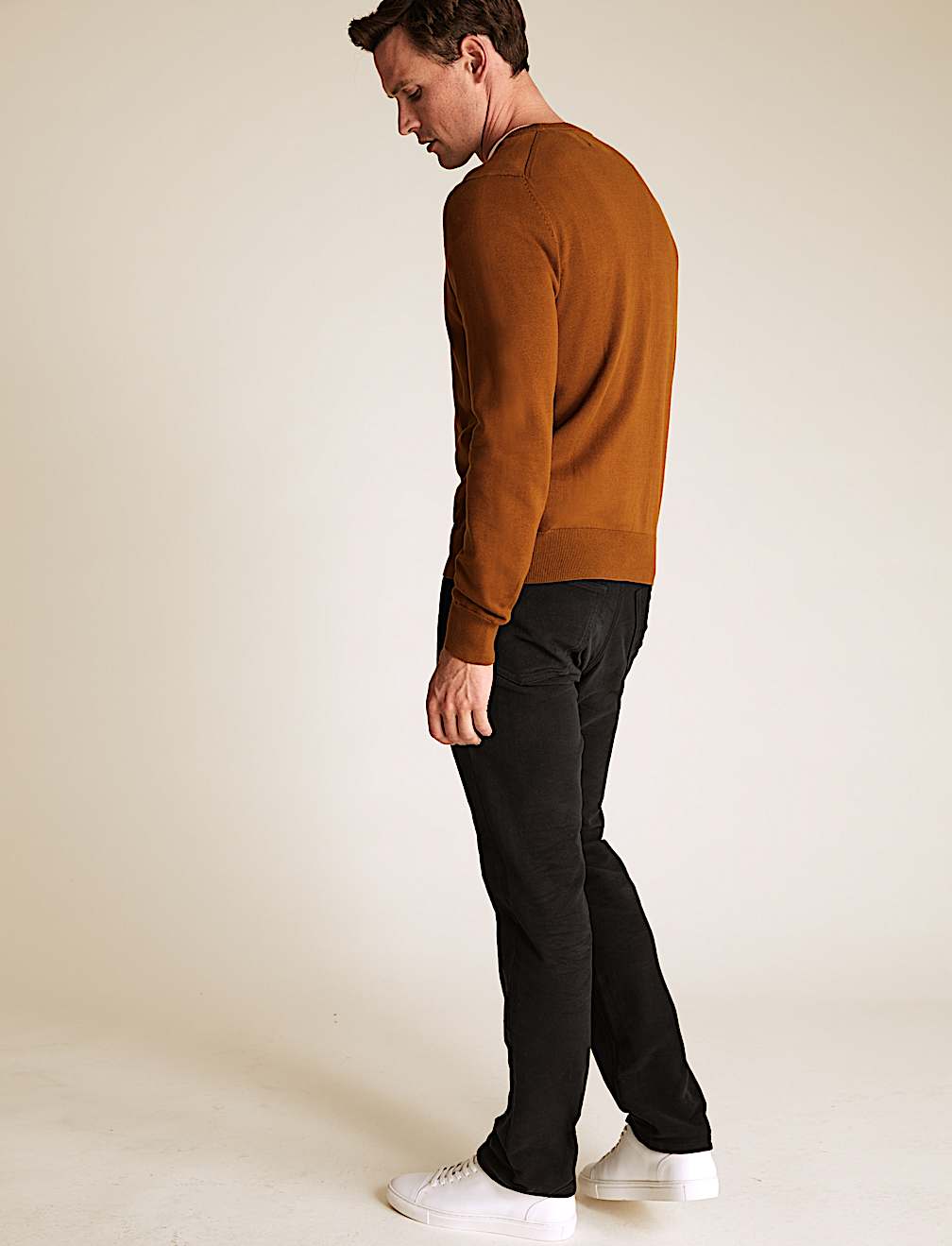 Pure Cotton Crew Neck Jumper