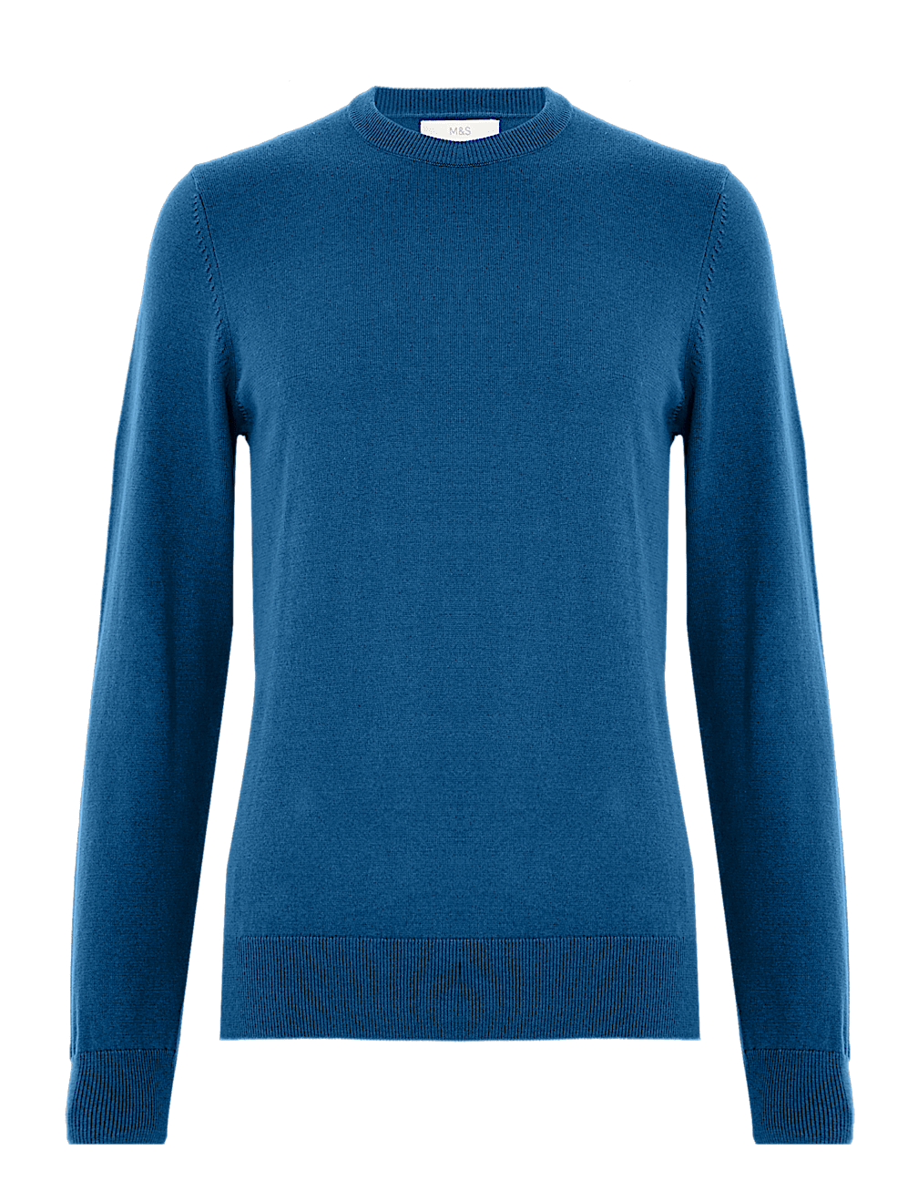 Pure Cotton Crew Neck Jumper