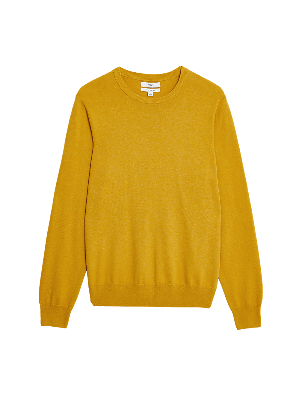 Pure Cotton Crew Neck Jumper