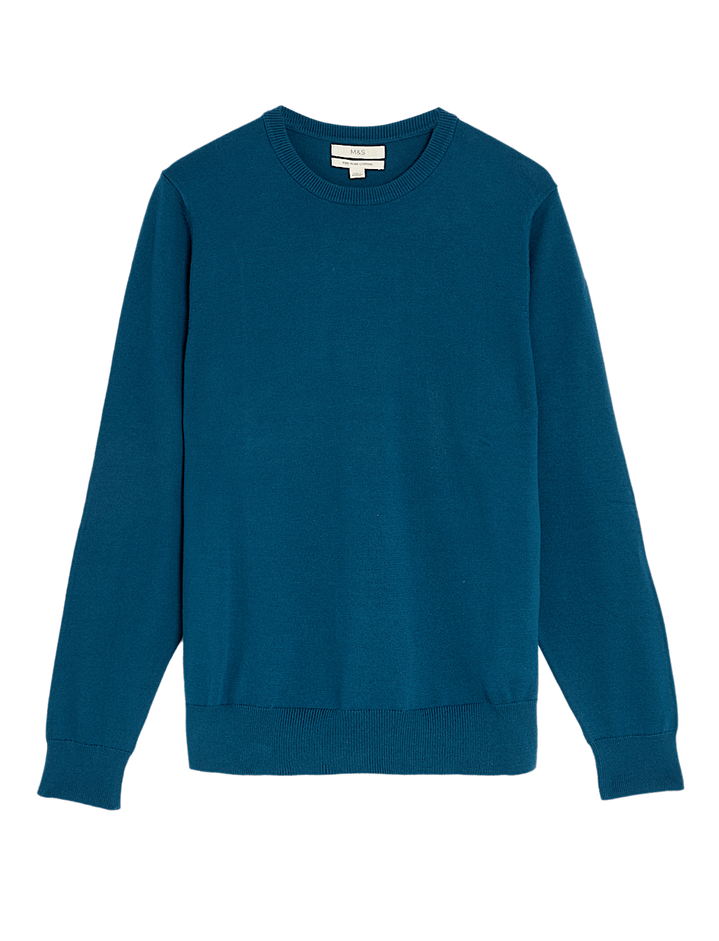 Pure Cotton Crew Neck Jumper