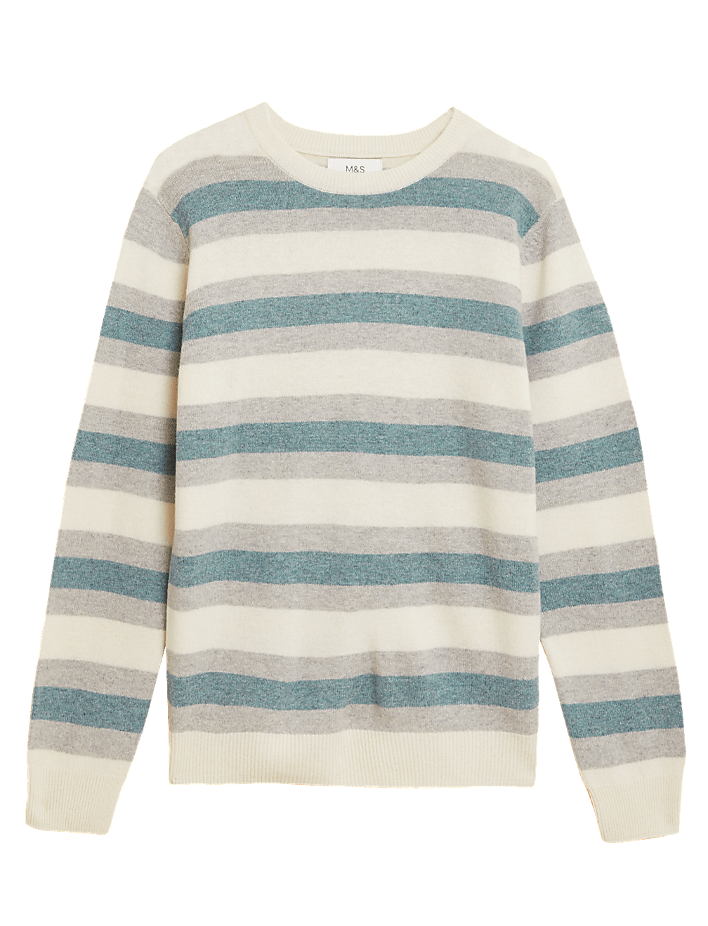 Pure Extra Fine Lambswool Striped Jumper