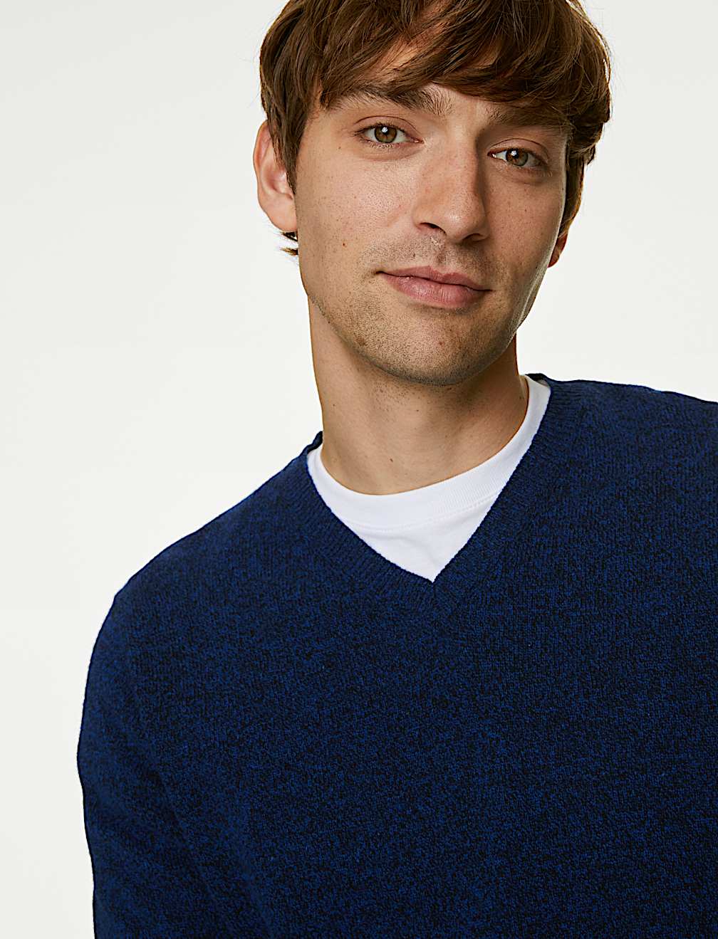 Pure Extra Fine Lambswool V-Neck Jumper