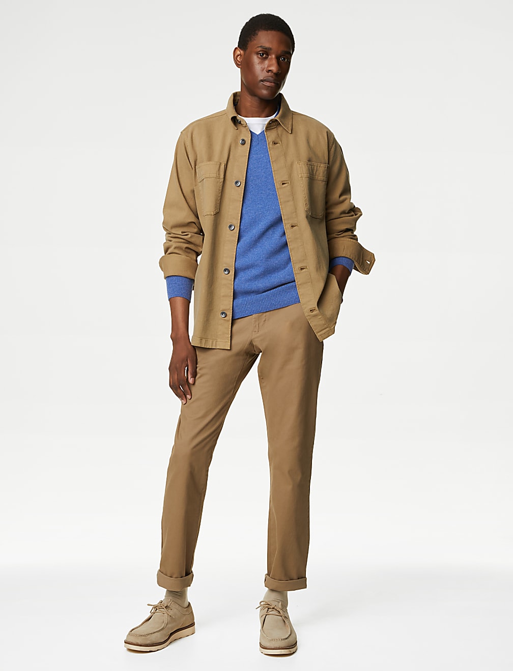 Pure Extra Fine Lambswool V-Neck Jumper