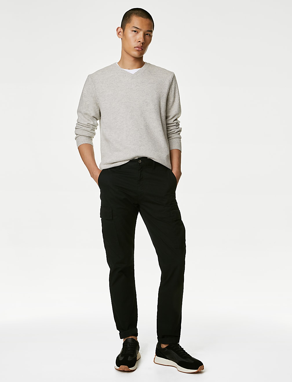 Pure Extra Fine Lambswool V-Neck Jumper