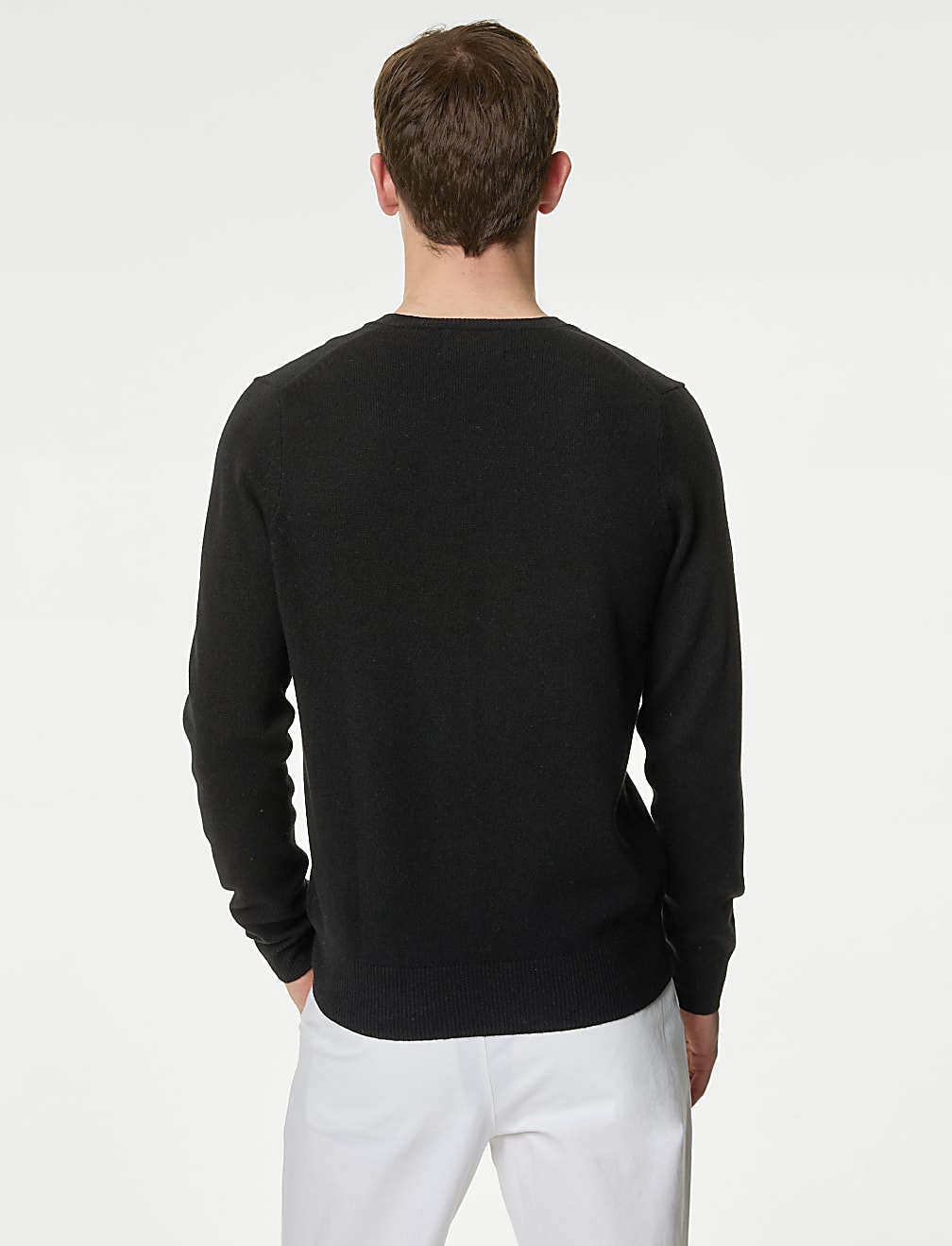 Pure Extra Fine Lambswool V-Neck Jumper