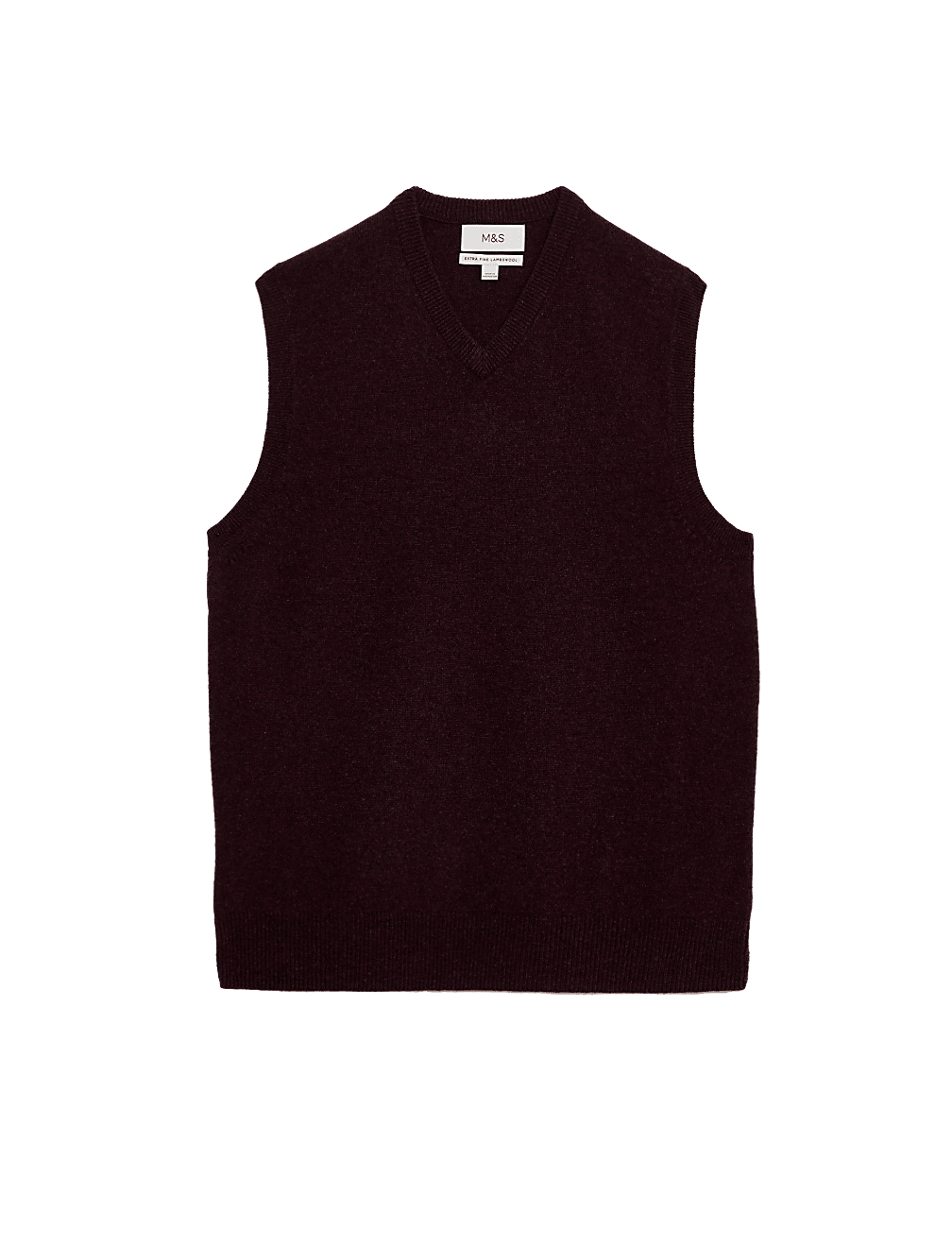 Pure Extra Fine Lambswool Sleeveless Jumper