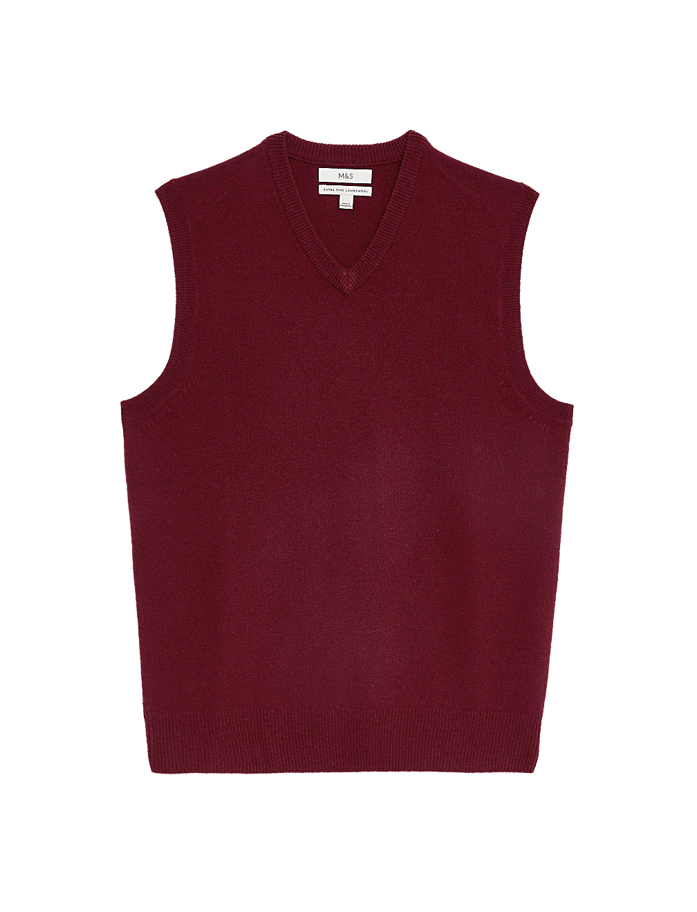 Pure Extra Fine Lambswool Sleeveless Jumper